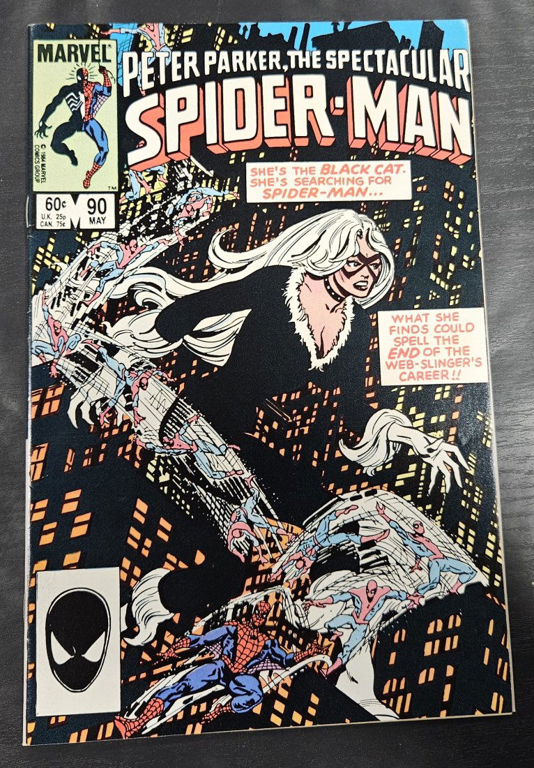 Peter Parker The Spectacular Spider-Man #90 Marvel Comics (1984) Black Cat (1 of 1)