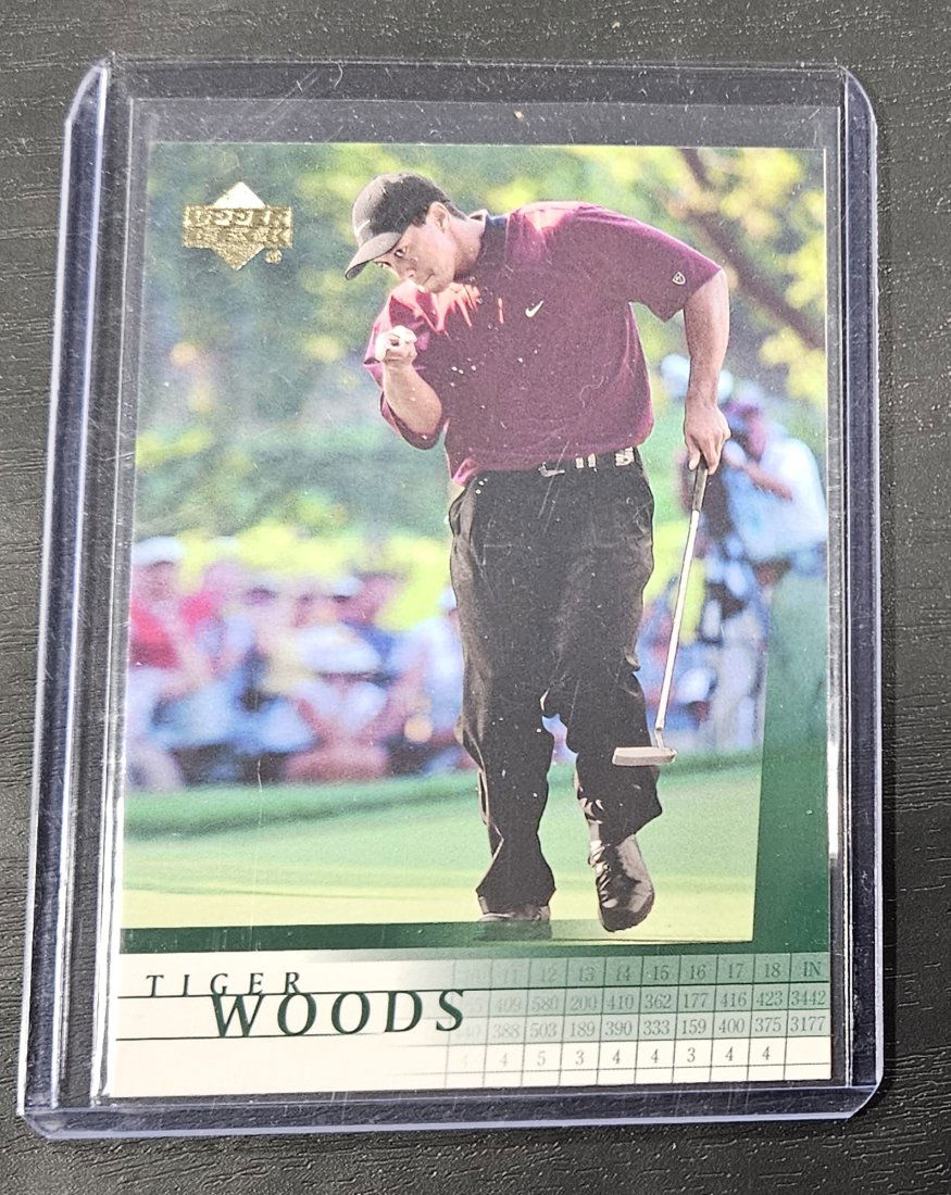 2001 Upper Deck Tiger Woods Rookie Card RC #1 (1 of 1)