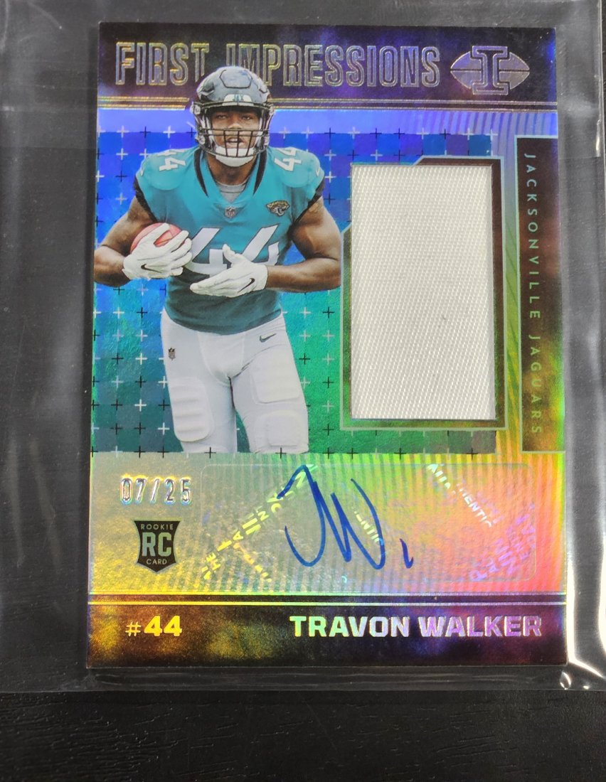 2022 Panini Illusions First Impressions TRAVON WALKER RC RPA 07/25 Jaguars: 2022 Panini Illusions First Impressions TRAVON WALKER RC RPA 07/25 Jaguars