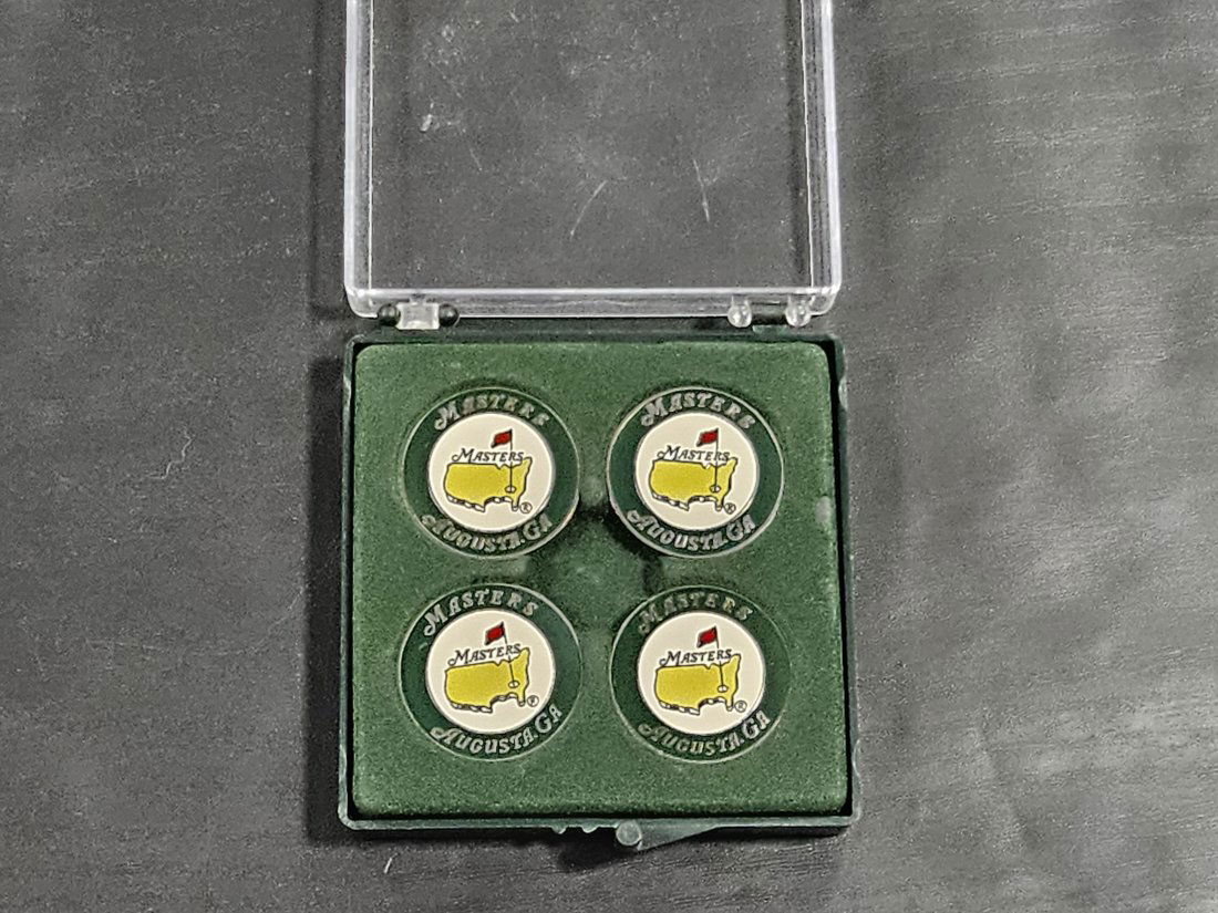 Masters Augusta Ball Markers 4 Pack (1 of 1)