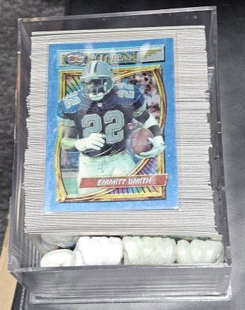 1994 Topps Finest Complete Football Set 1-220 - Sanders, Favre, Smith (1 of 1)