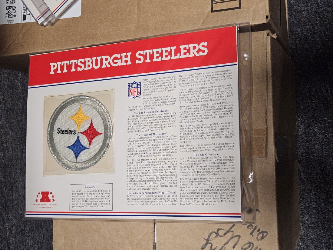 Pittsburgh Steelers Team Patch (1 of 1)