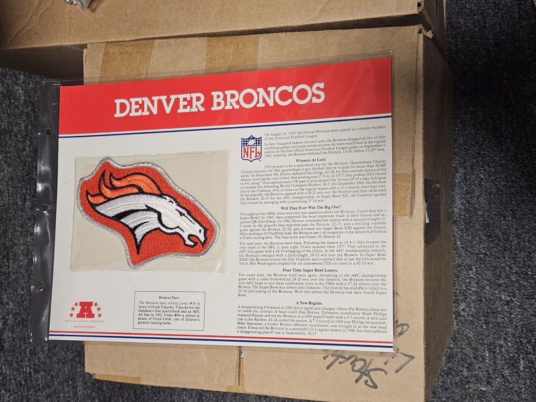 Denver Broncos Team Patch (1 of 1)