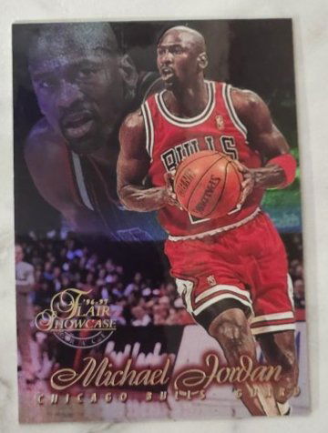 1996-97 Fleer Flair Showcase Row 1 Section 1 Seat Michael Jordan Chicago Bulls (1 of 1)