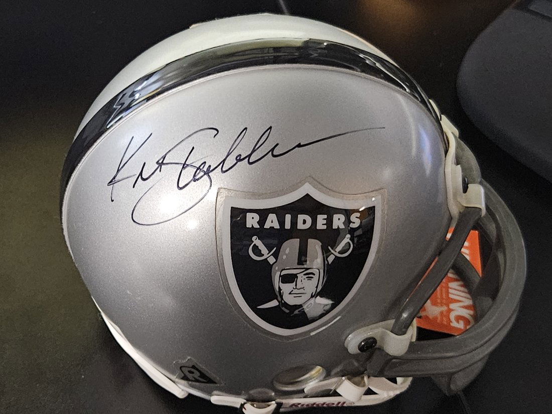 Ken Stabler autographed mini helmet Oakland Raiders (1 of 1)