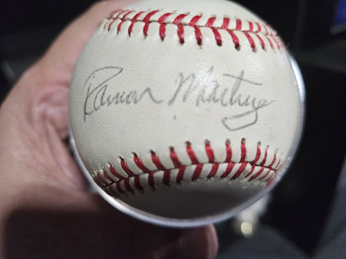 Ramon Martinez autographed baseball (1 of 1)