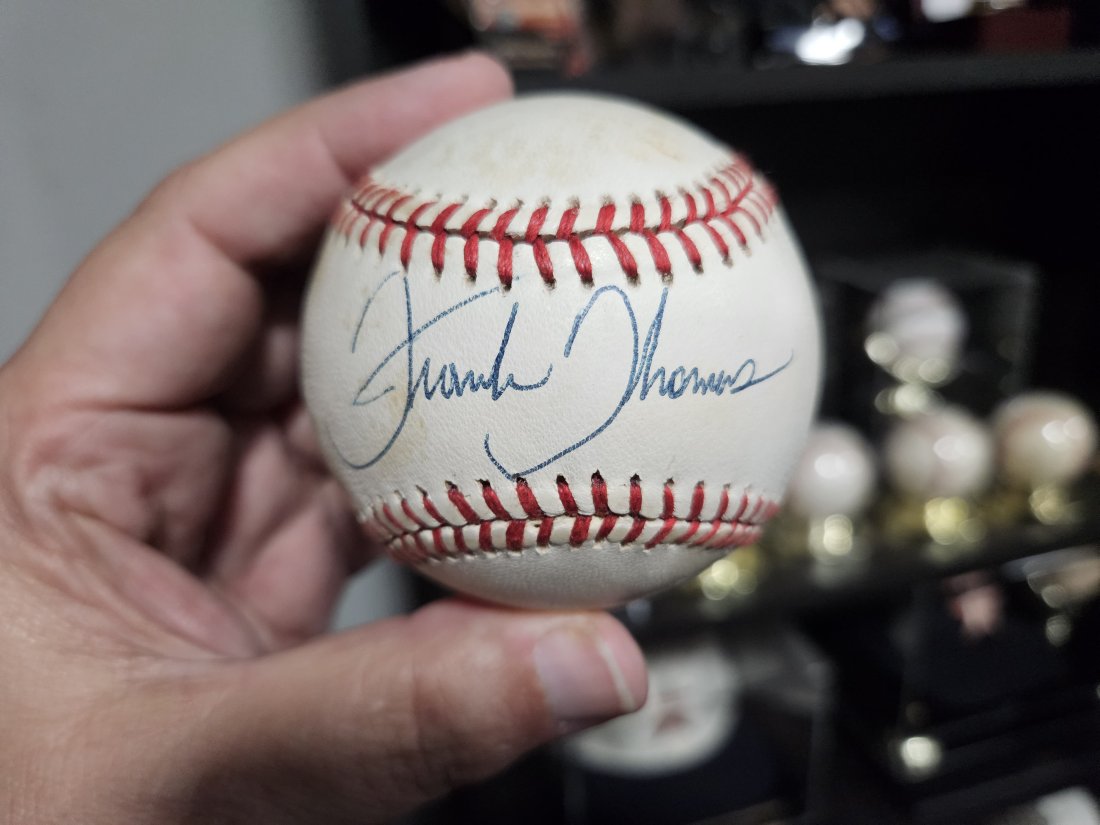 Frank Thomas autographed baseball (1 of 1)