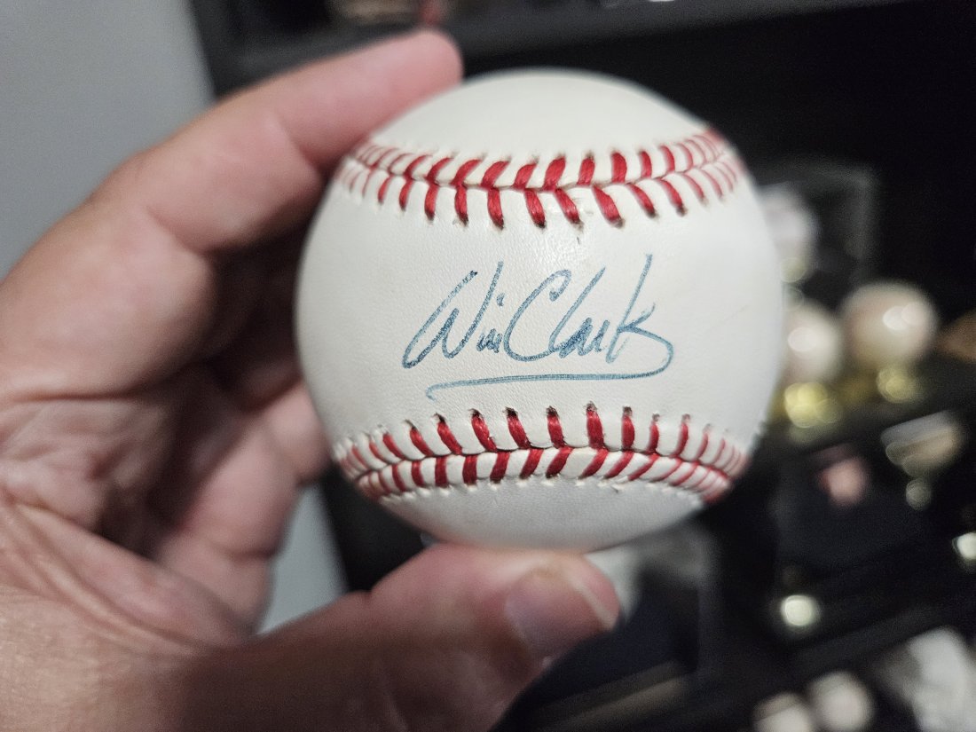 Will Clark autograhed baseball (1 of 1)