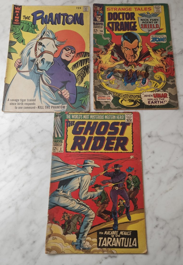 The Phantom 21, Strange Tales Doctor Strange 156, Ghost Rider 2 (1 of 1)