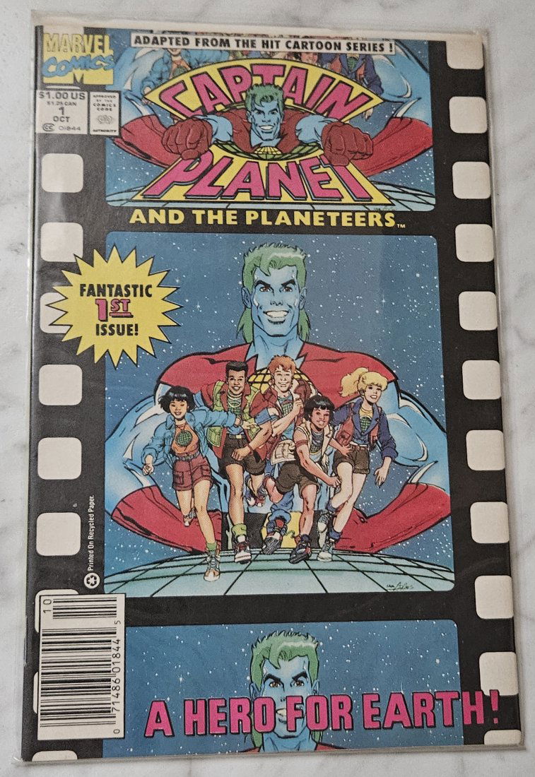 CAPTAIN PLANET AND THE PLANETEERS #1 * Marvel Comics * 1991 Comic Book (1 of 1)
