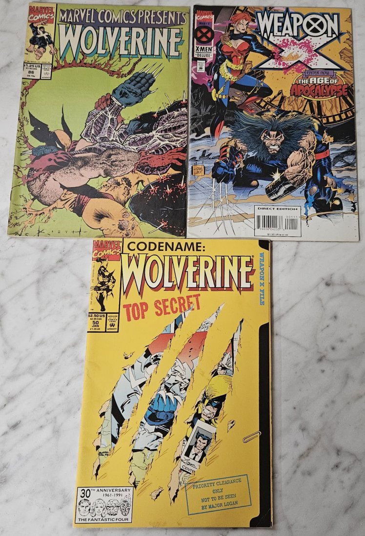 Marvel Comics Presents 86, Weapon X #1, Wolverine 50 (1 of 1)