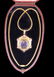 ANTIQUE AMETHYST, PEARL, ENAMEL AND PEARL CAMEO PENDANT - 4
