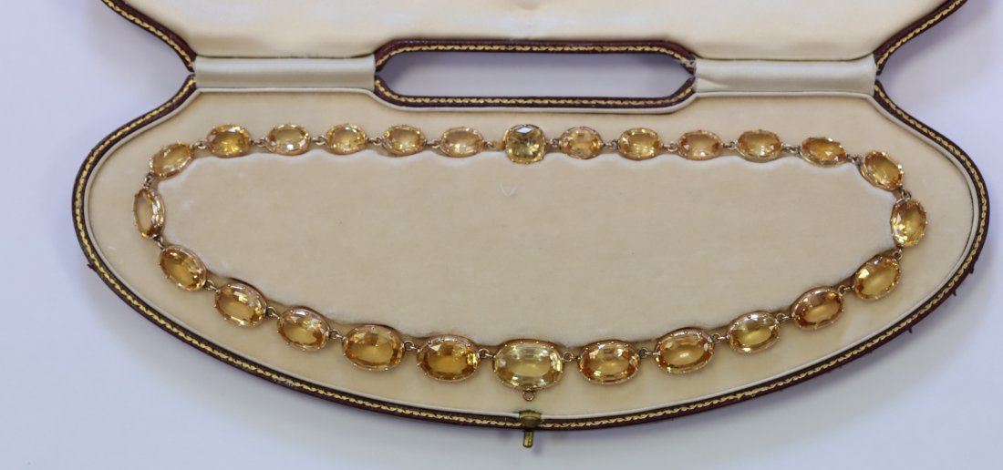 IMPORTANT IMPERIAL TOPAZ NECKLACE (1 of 5)