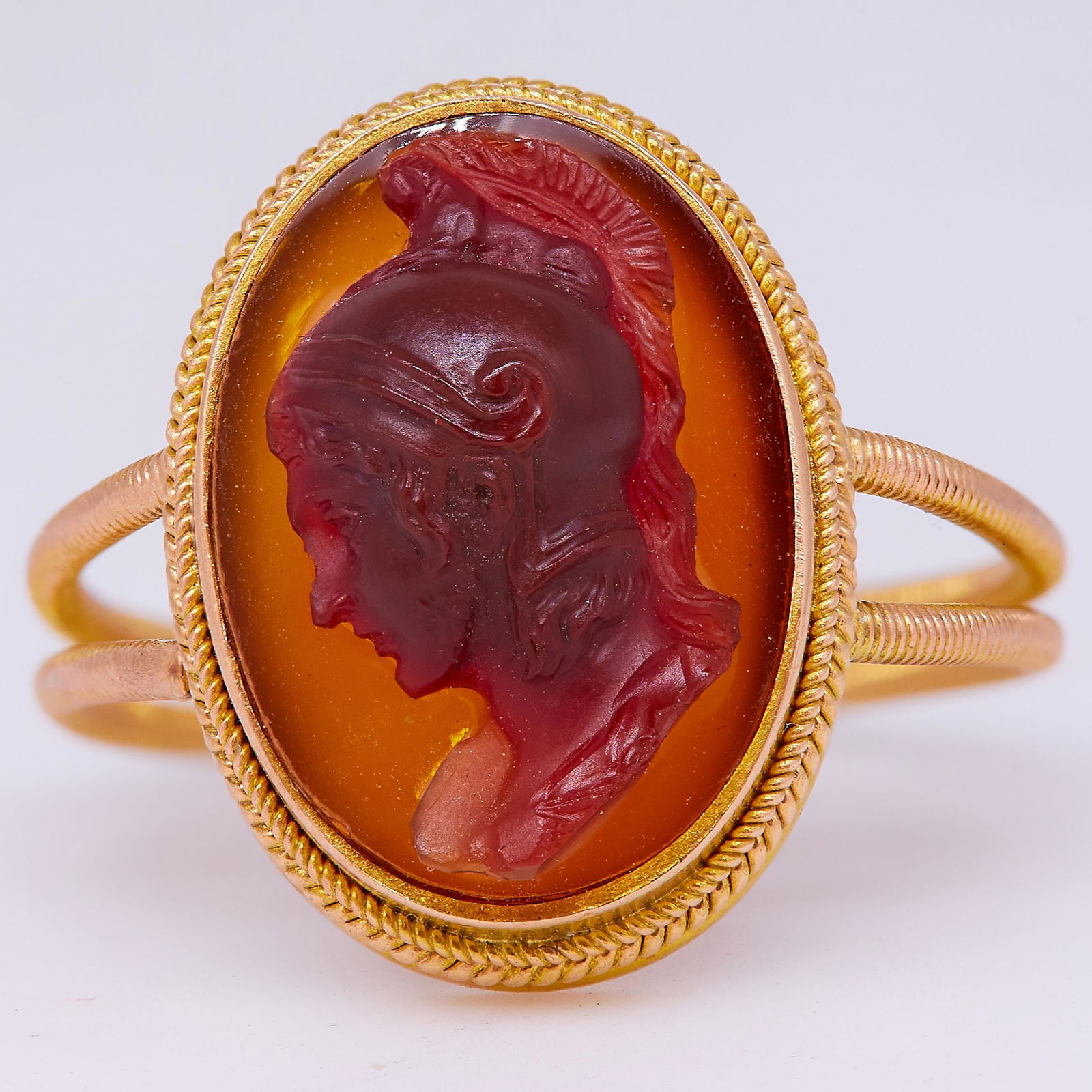 ANTIQUE CARNELIAN CAMEO RING (1 of 1)