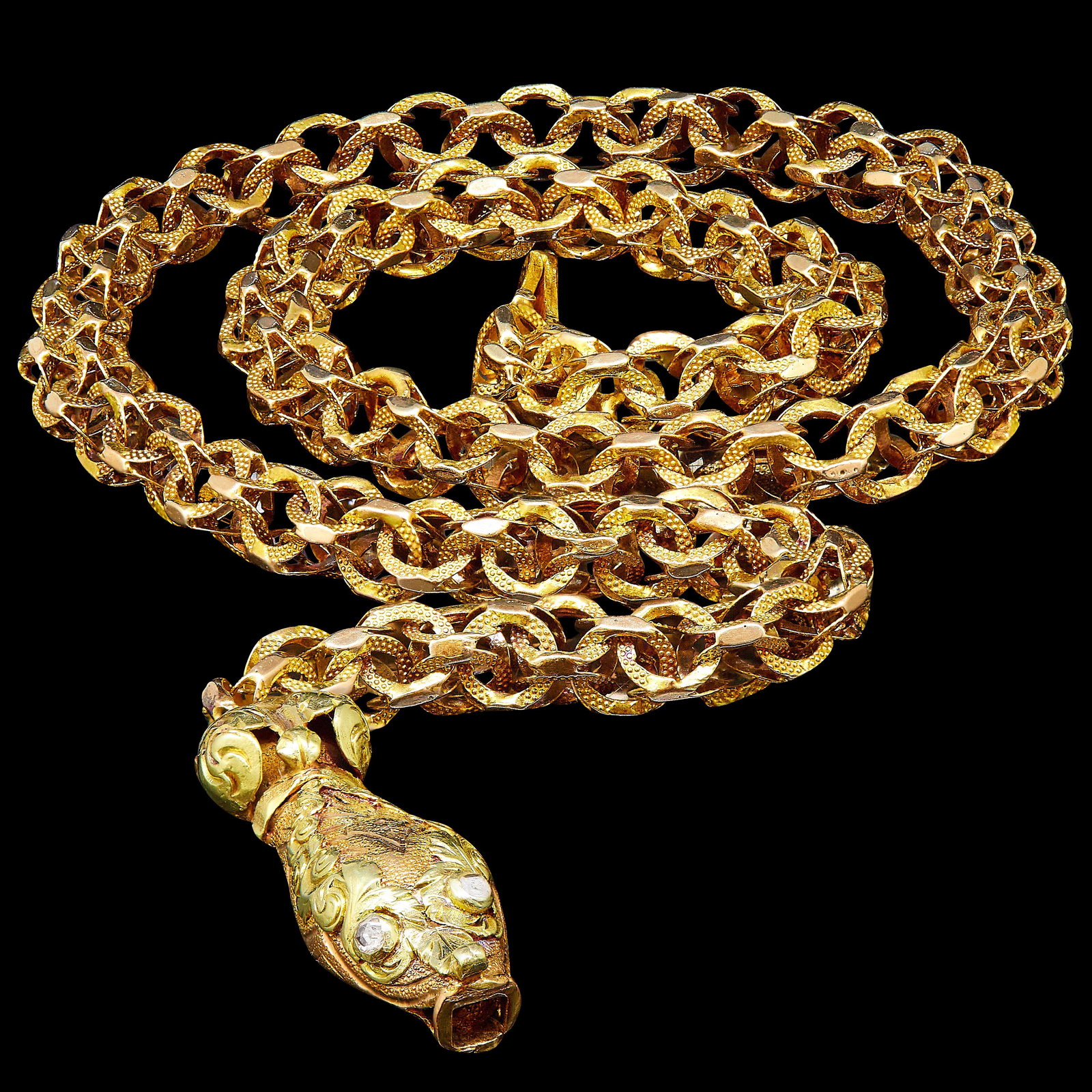 SNAKE LINK NECKLACE (1 of 1)