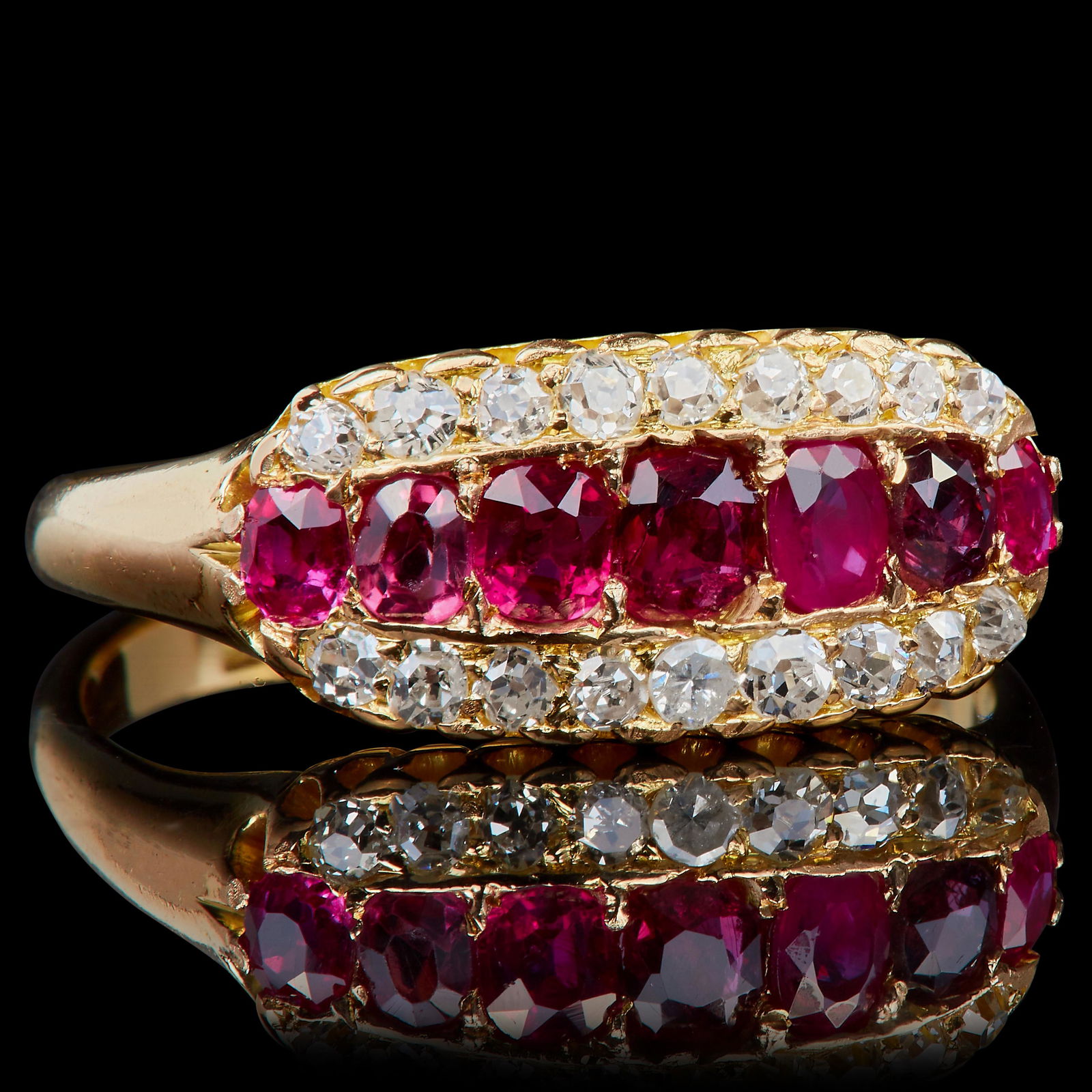 RUBY AND DIAMOND RING (1 of 1)