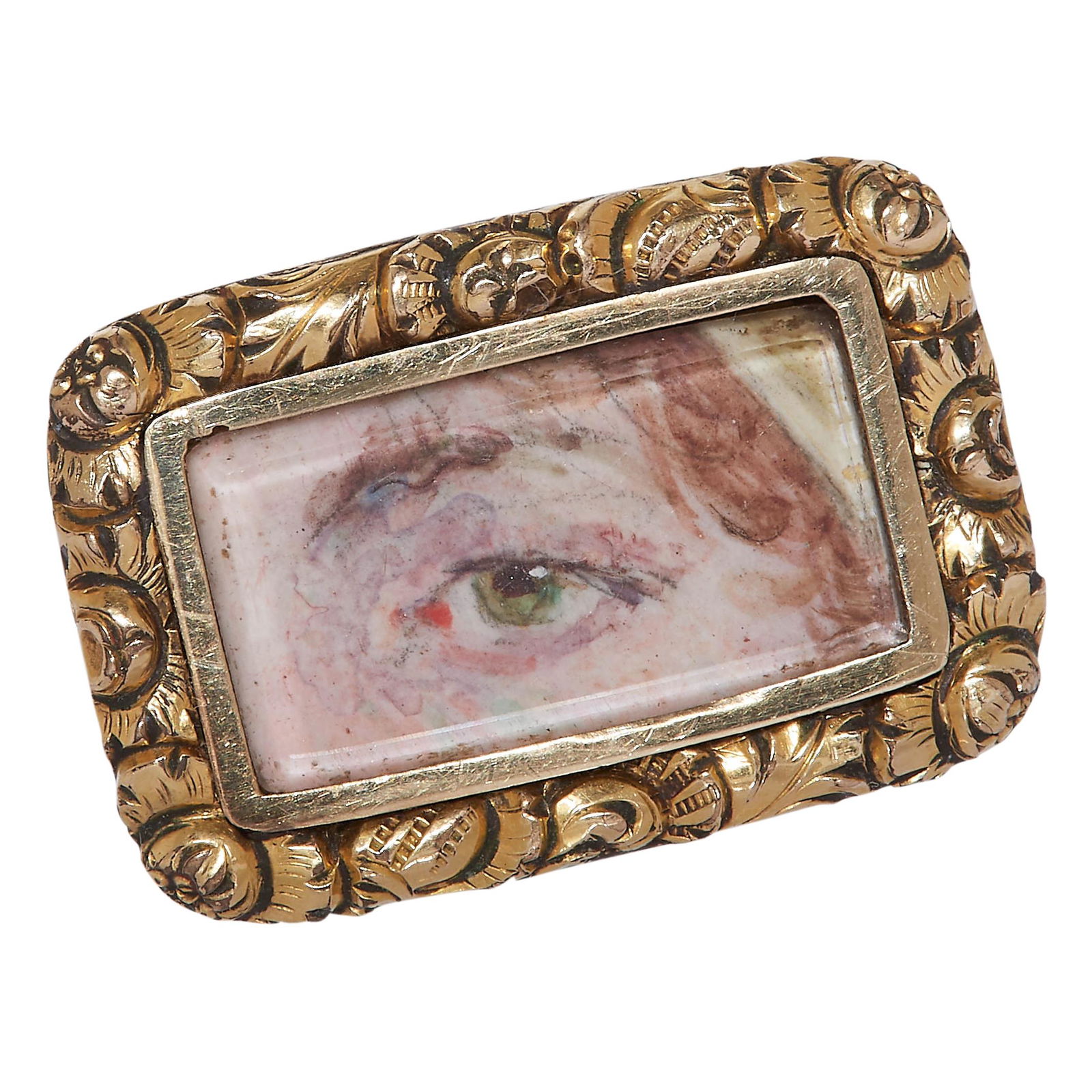 ANTIQUE LOVERS EYE BROOCH (1 of 1)