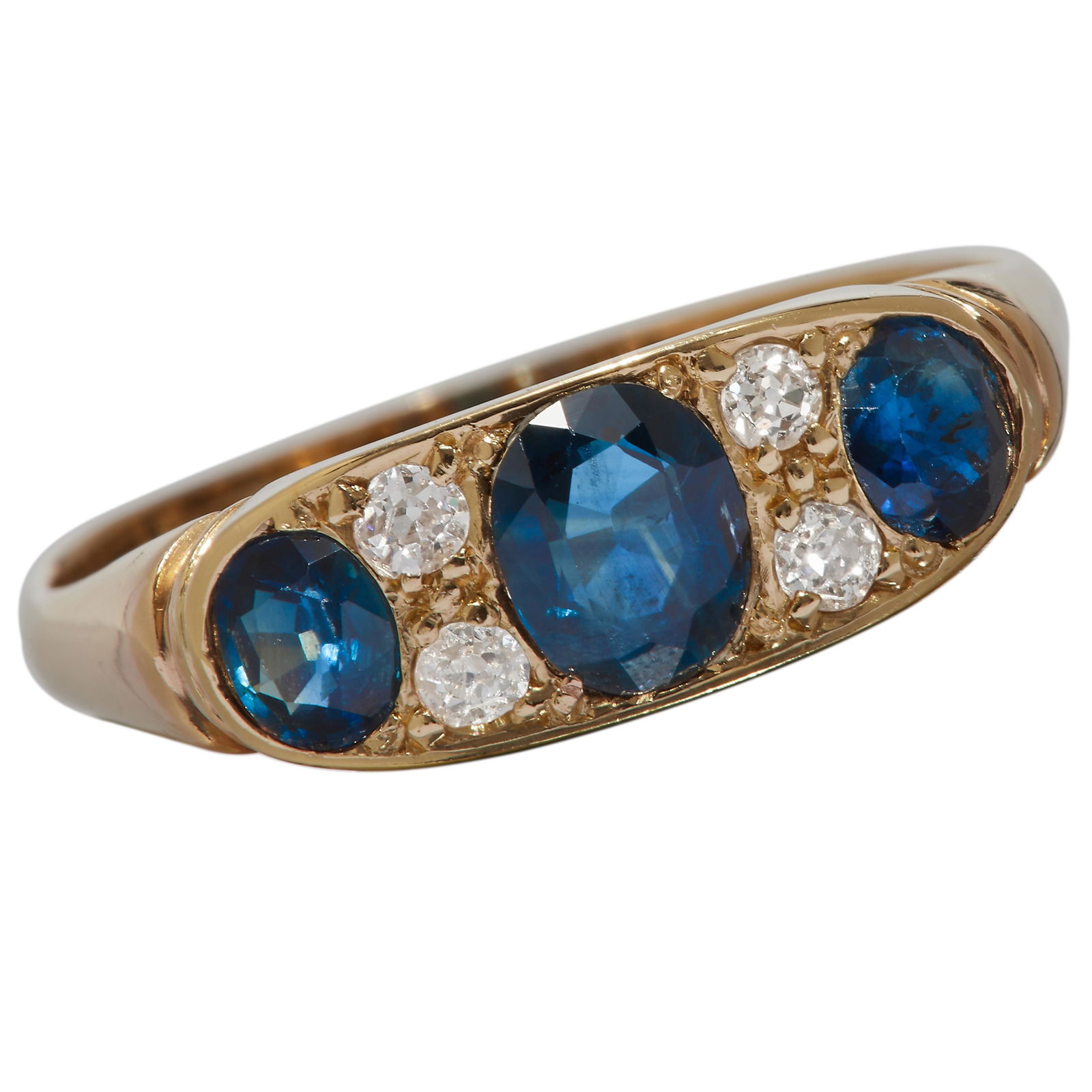 SAPPHIRE AND DIAMOND RING (1 of 1)