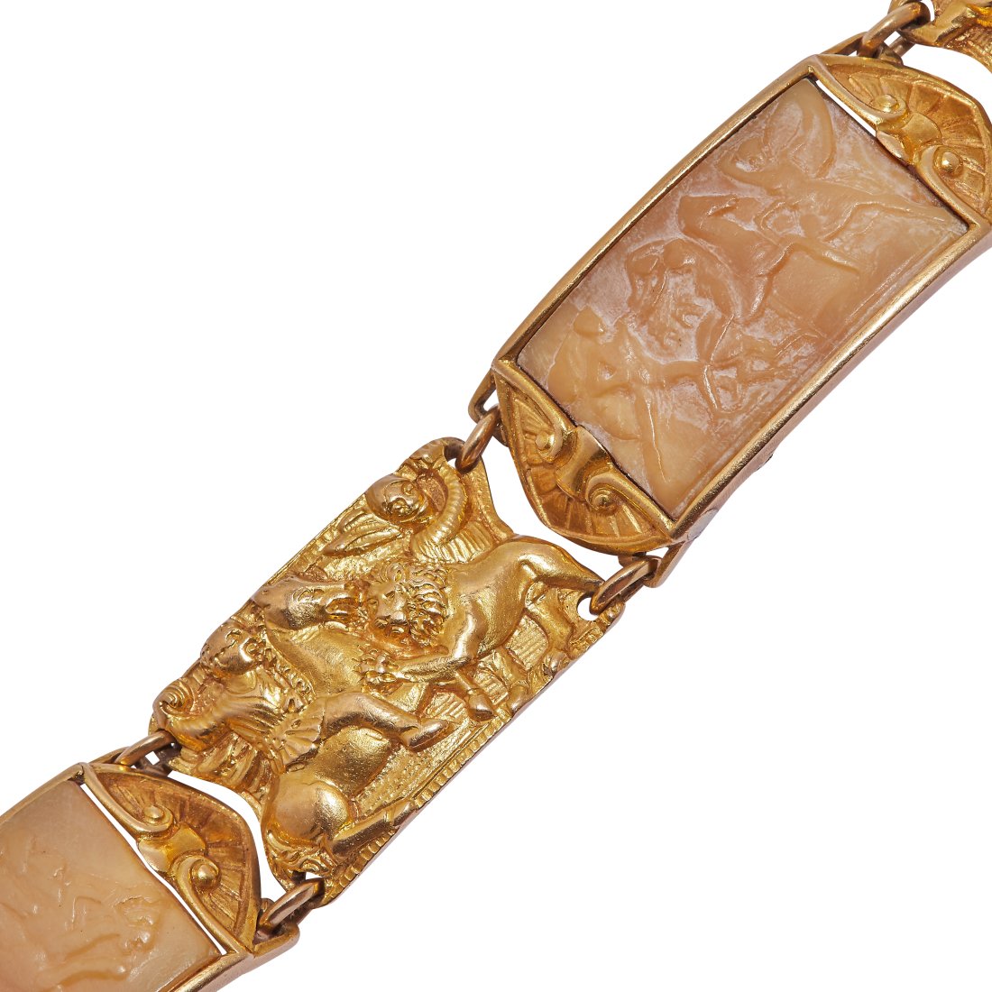 RARE ART-NOUVEAU CAMEO BRACELET (1 of 3)