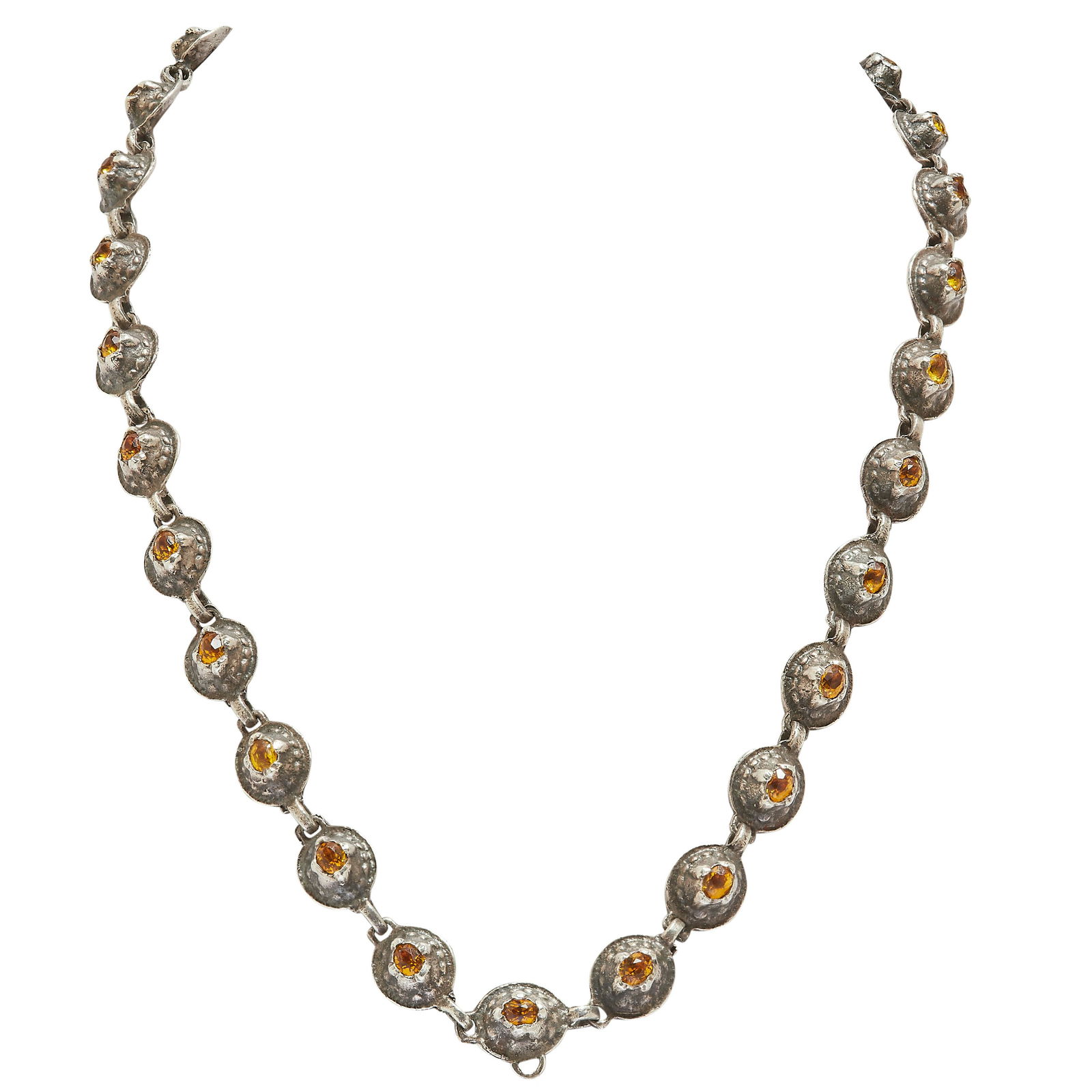 RARE EARLY GEORGIAN, 18TH CENTURY CITRINE NECKLACE (1 of 3)
