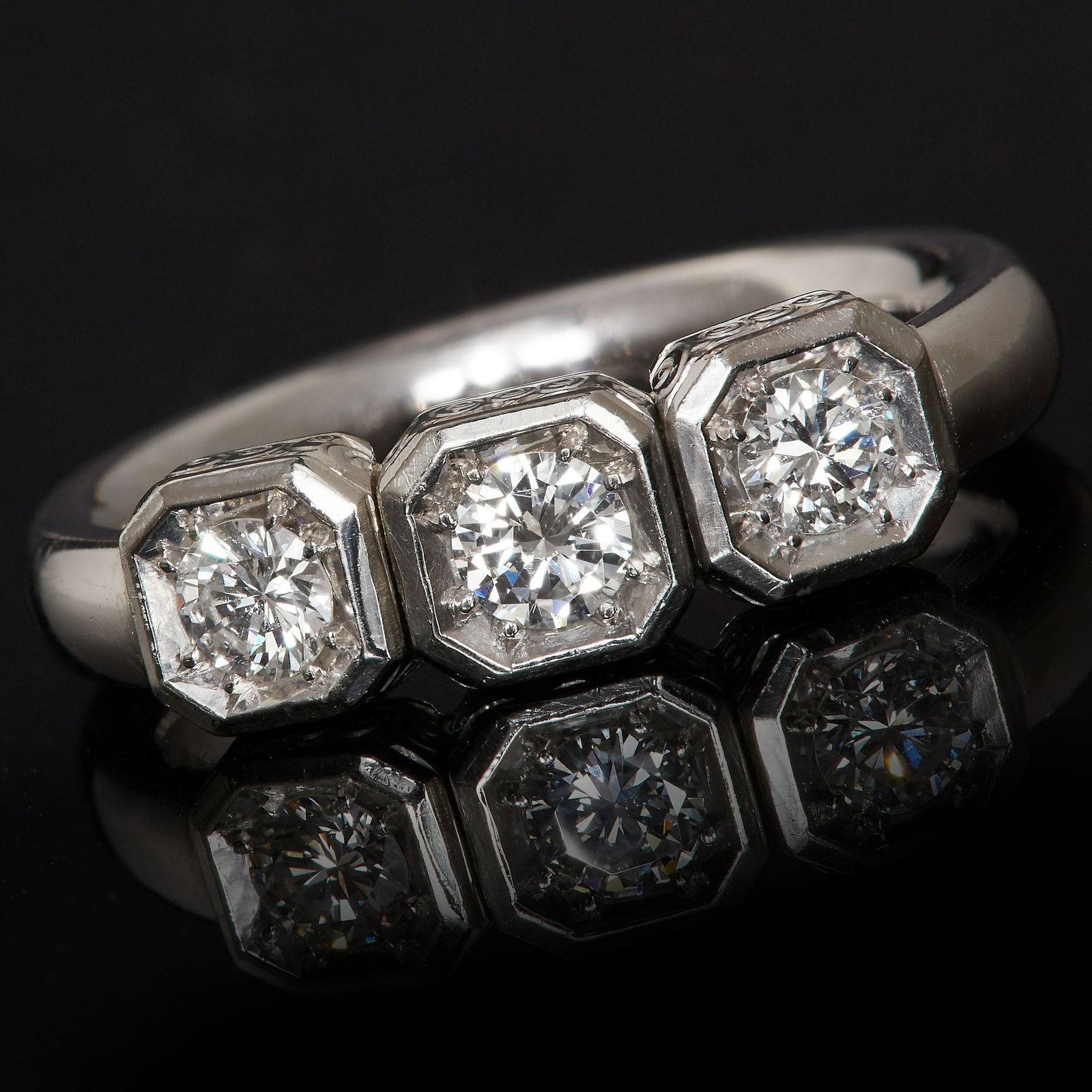 3-STONE DIAMOND RING (1 of 1)