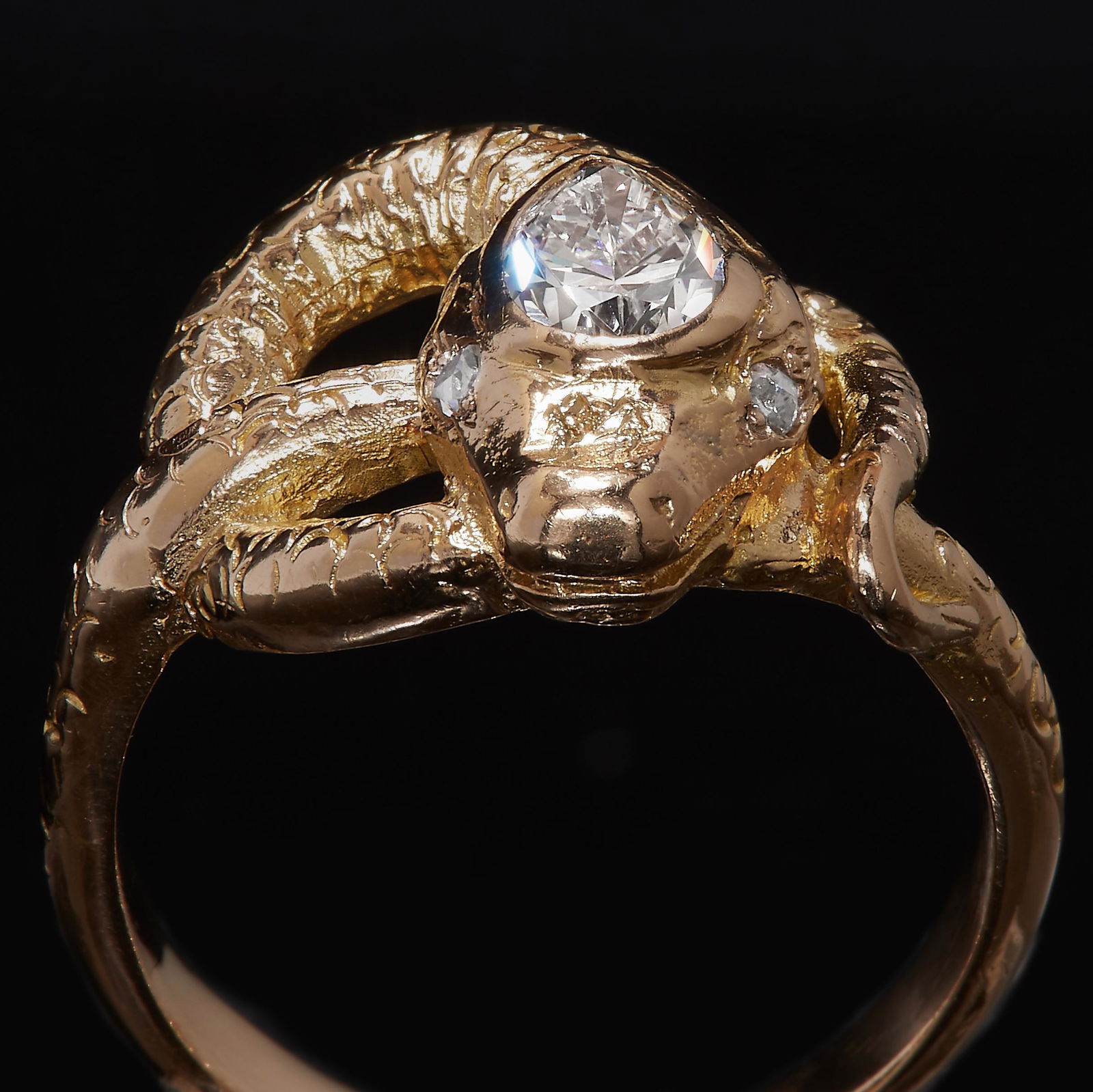 DIAMOND SNAKE RING (1 of 1)