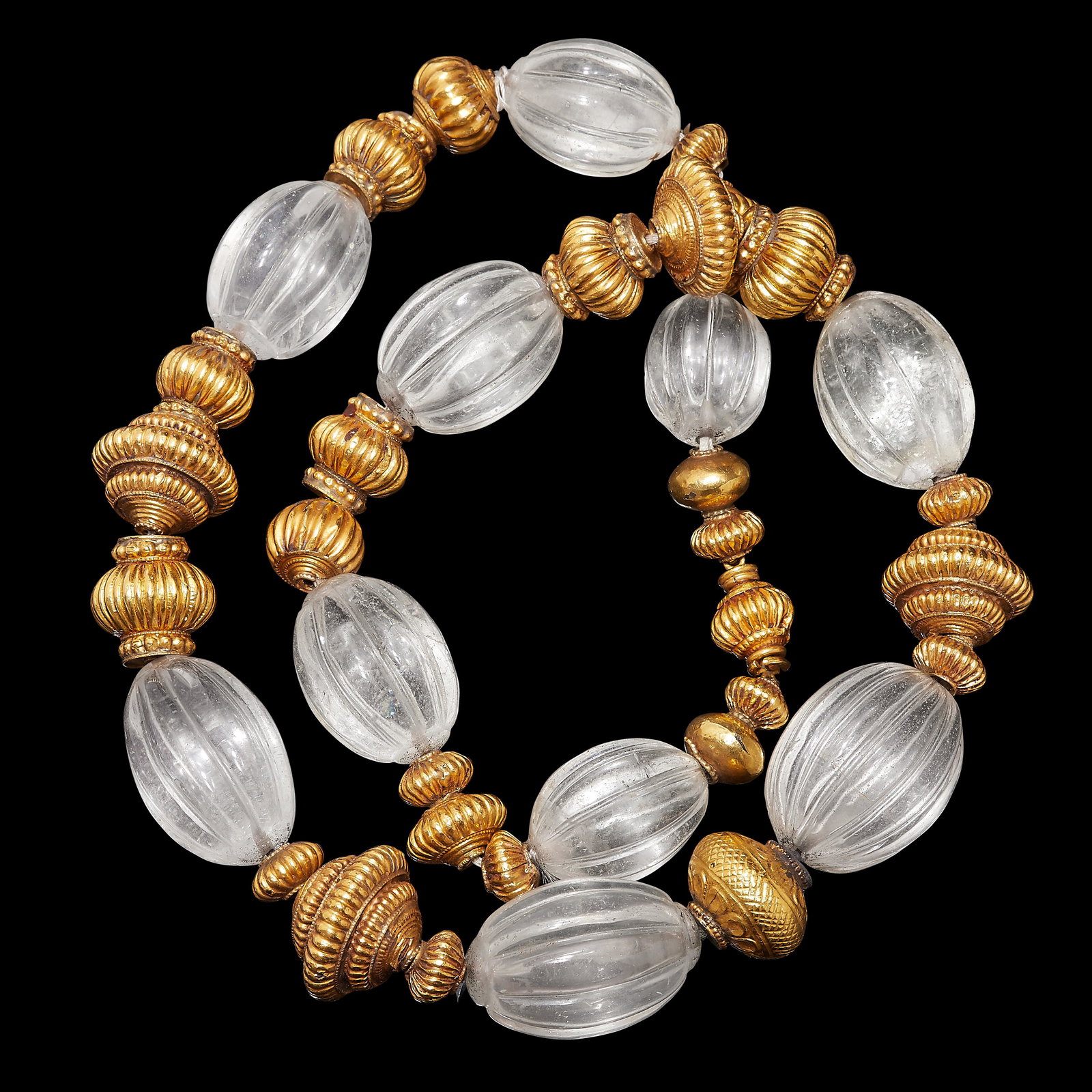 VICTORIAN ROCK CRYSTAL NECKLACE (1 of 1)