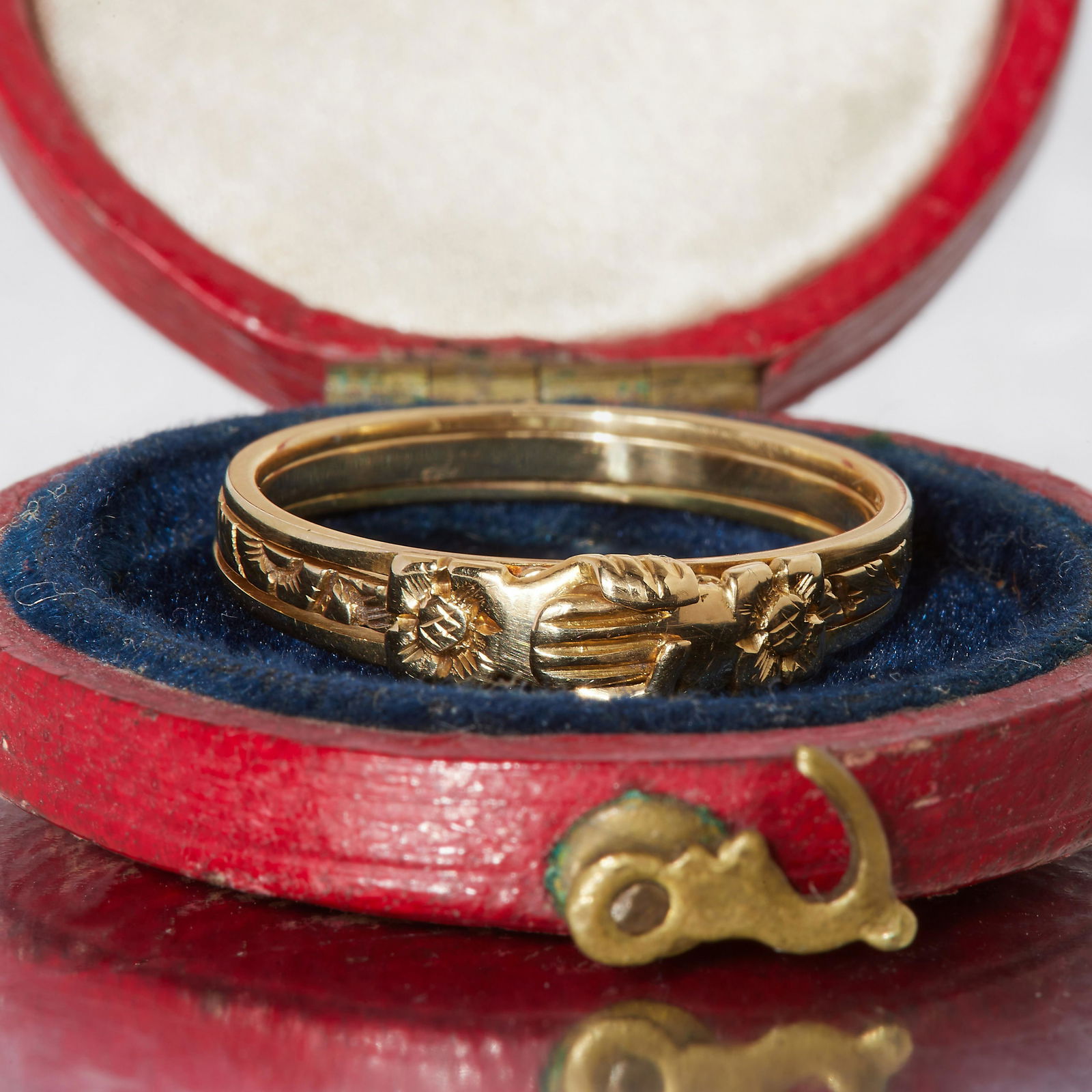 ANTIQUE FEDE GIMMEL RING (1 of 1)