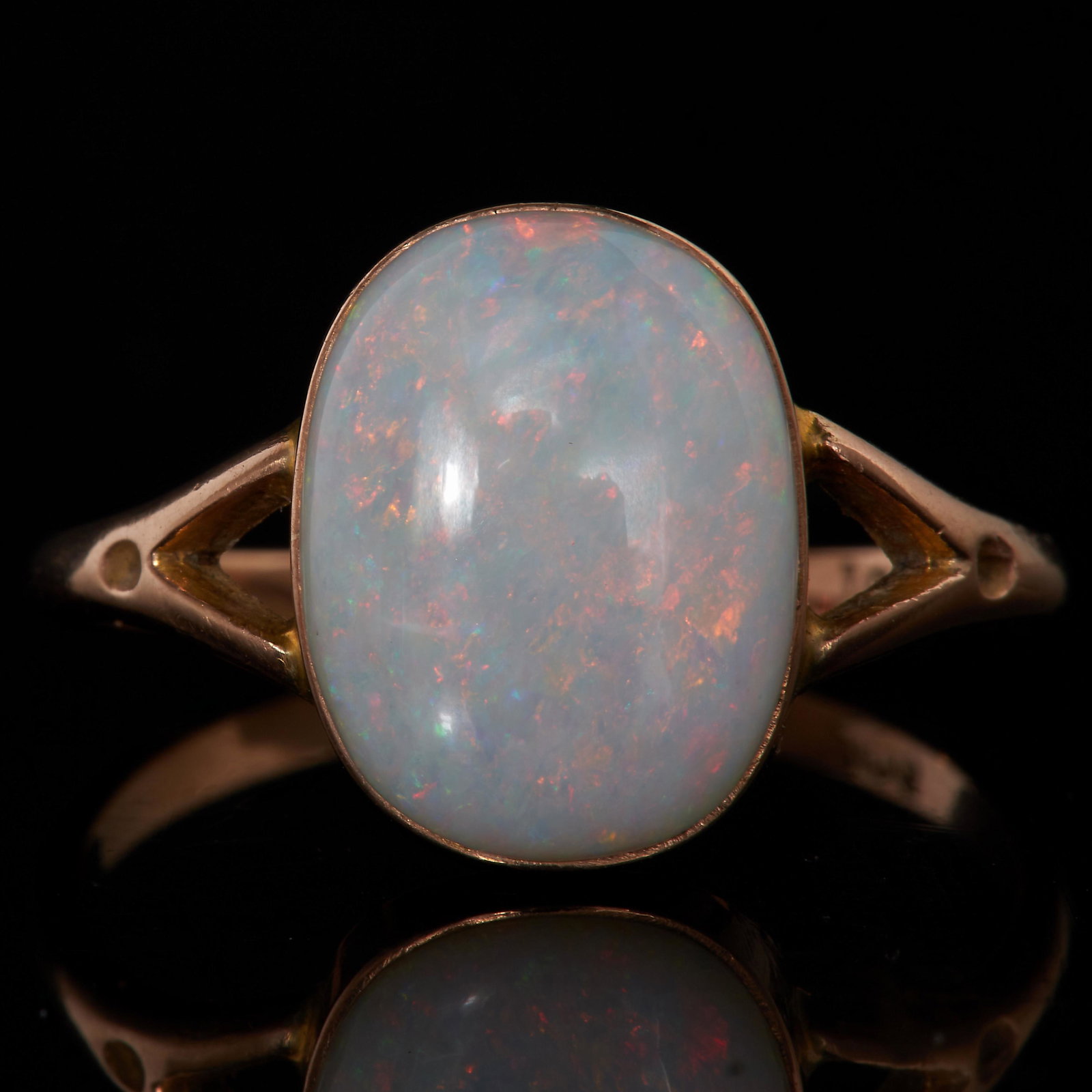 OPAL SOLITAIRE RING (1 of 1)
