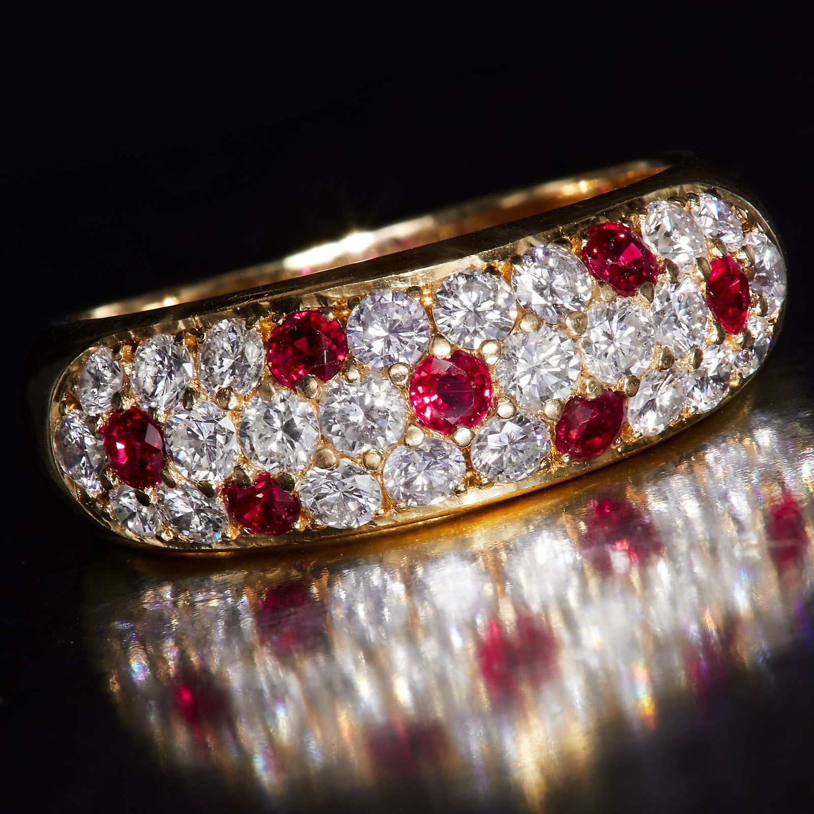 RUBY AND DIAMOND RING (1 of 1)
