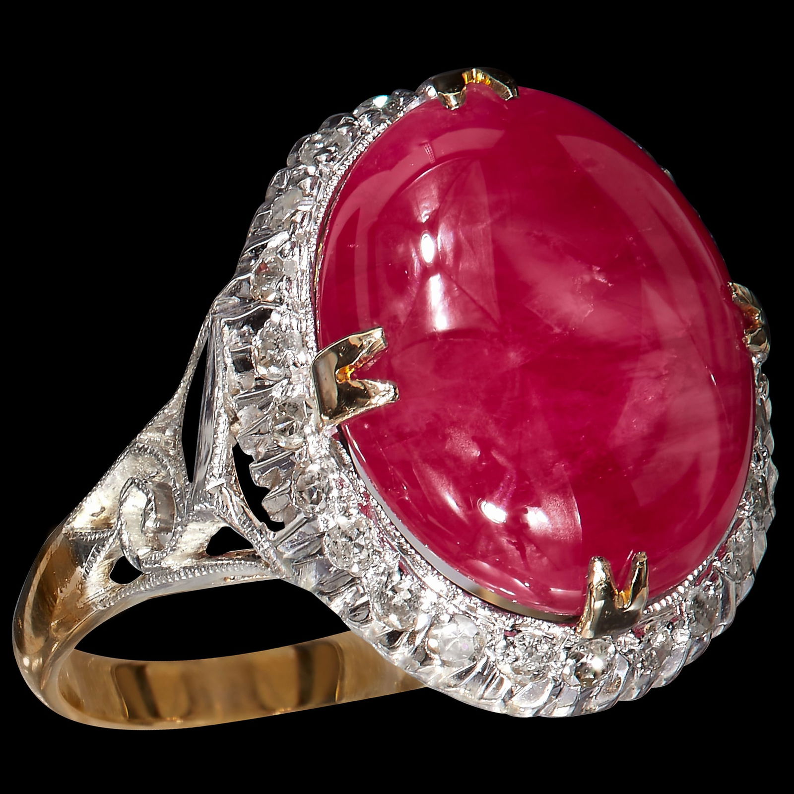 RUBY AND DIAMOND RING (1 of 1)