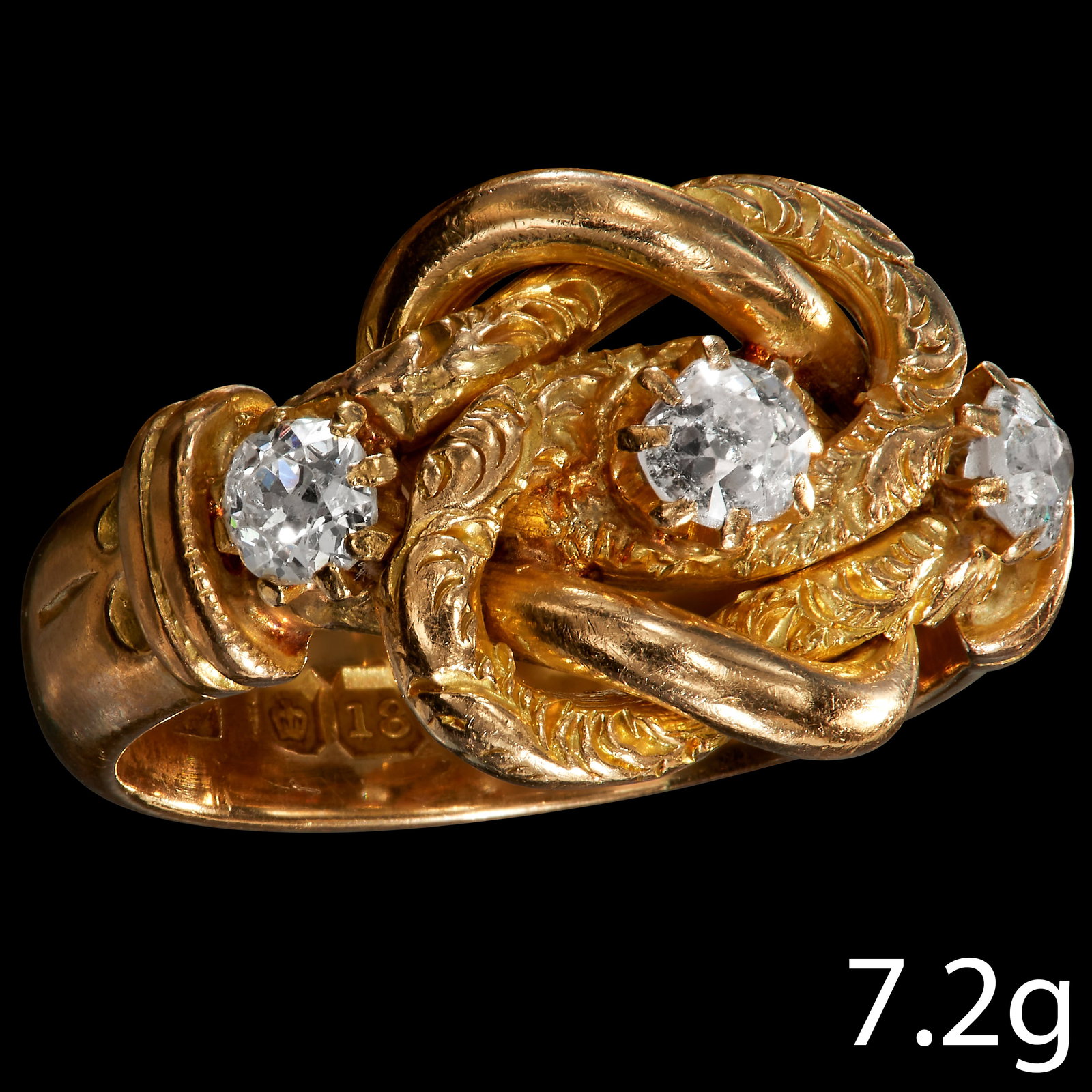 DIAMOND KNOT RING (1 of 1)