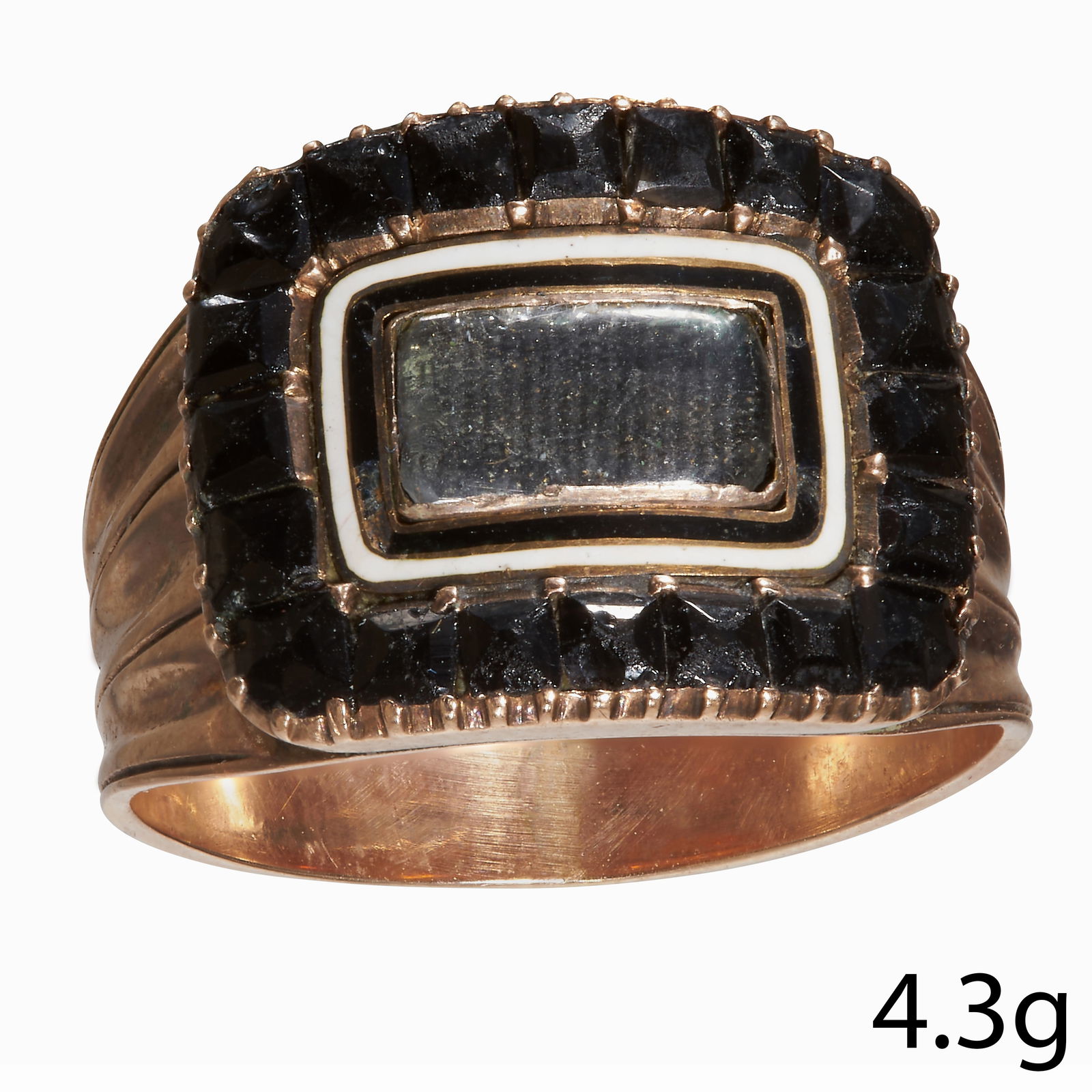 GEORGIAN JET MOURNING RING (1 of 1)