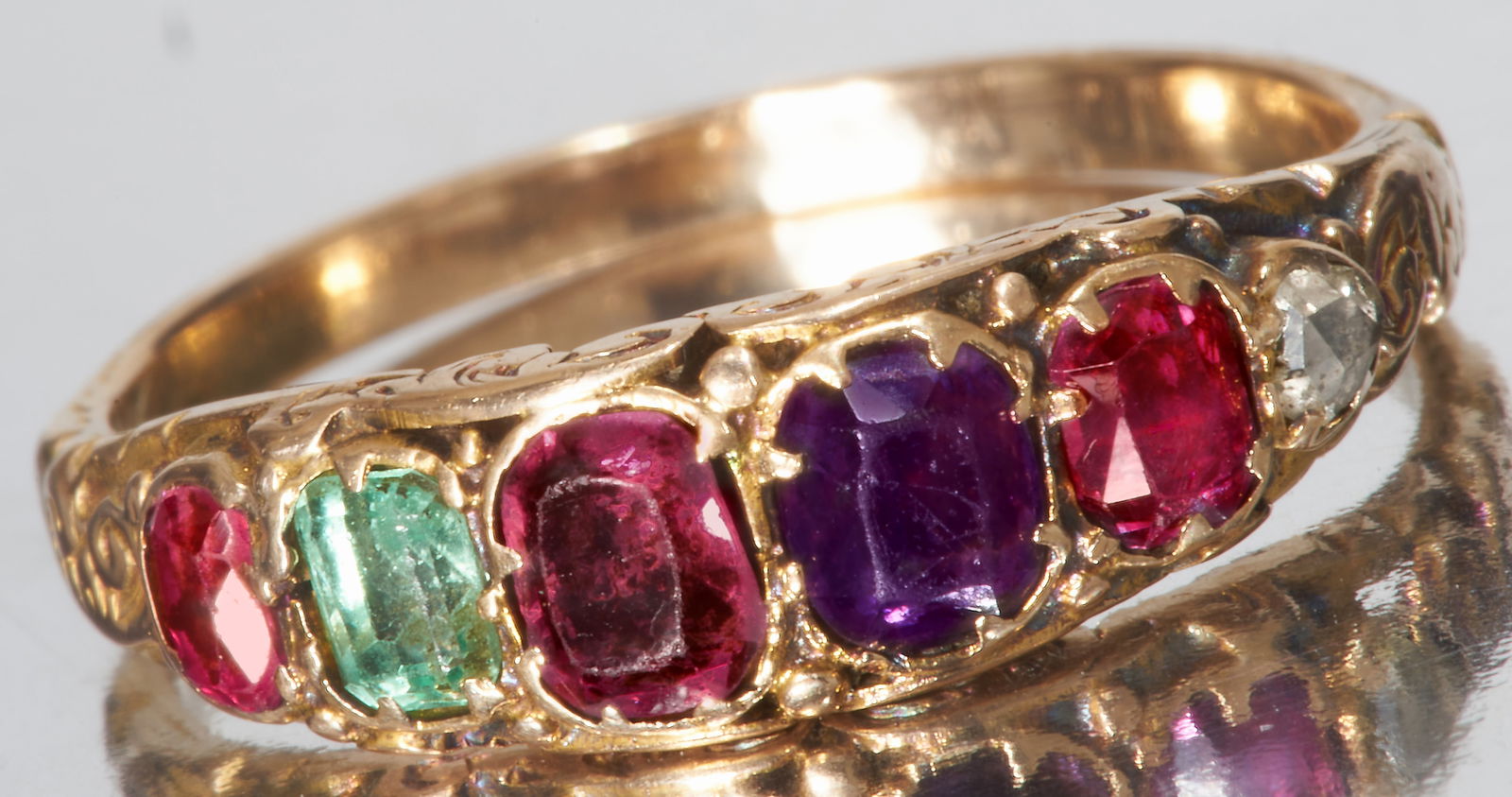 ANTIQUE VICTORIAN REGARD RING (1 of 1)