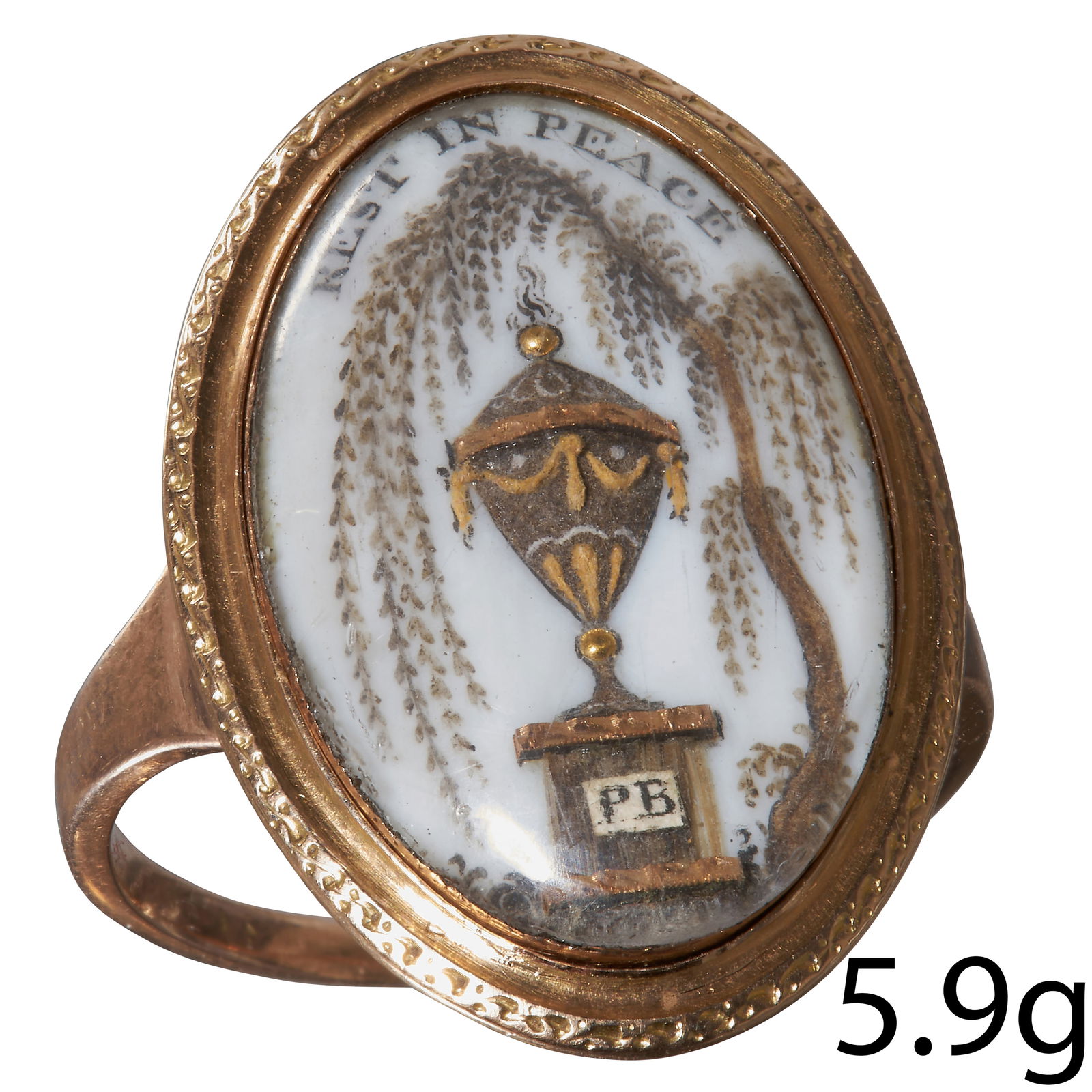 GEORGIAN GOLD MEMORIAL RING (1 of 1)