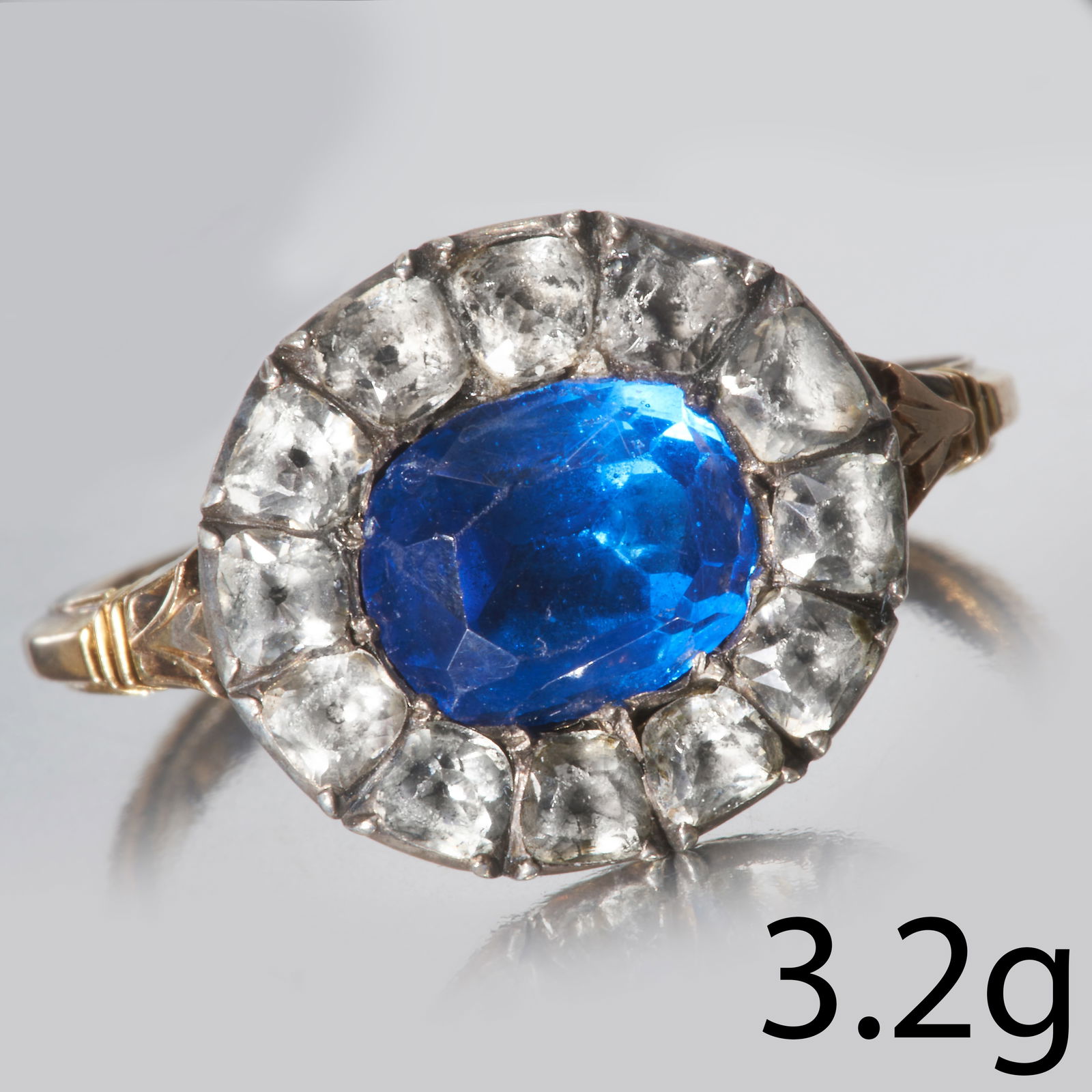 ANTIQUE GEORGIAN PASTE RING (1 of 2)