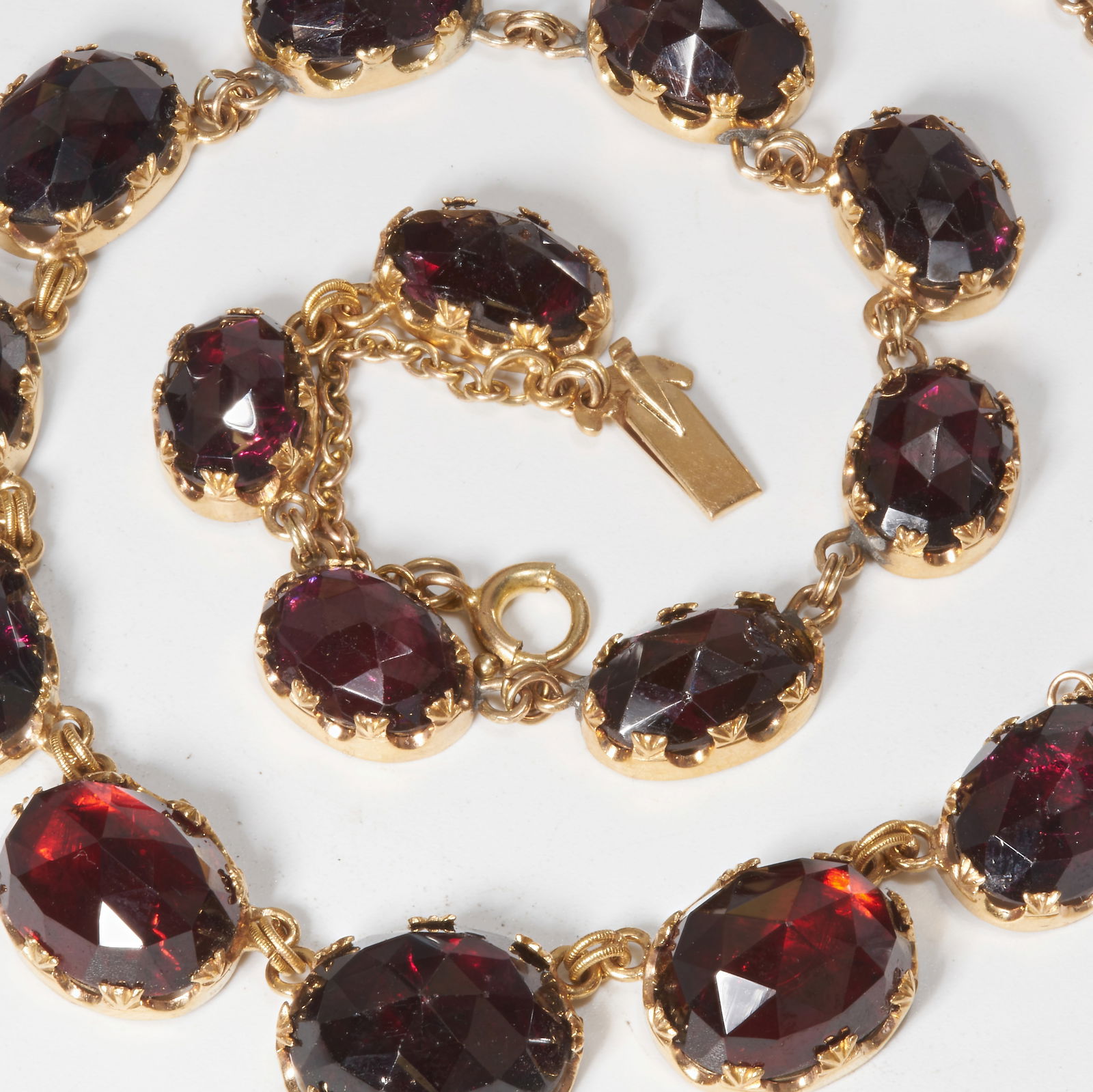 ANTIQUE GARNET RIVIERE NECKLACE (1 of 2)