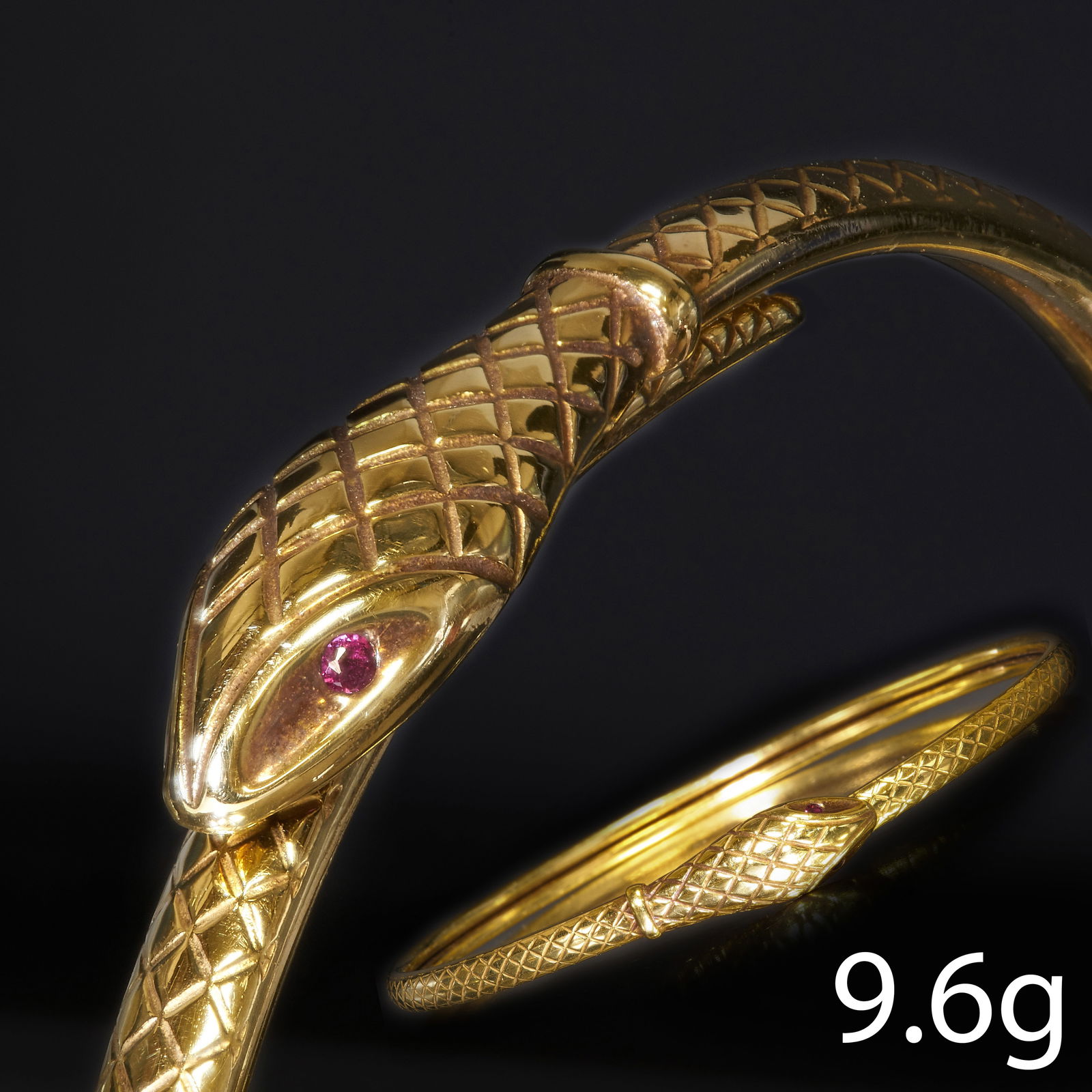 GOLD SNAKE BANGLE (1 of 2)