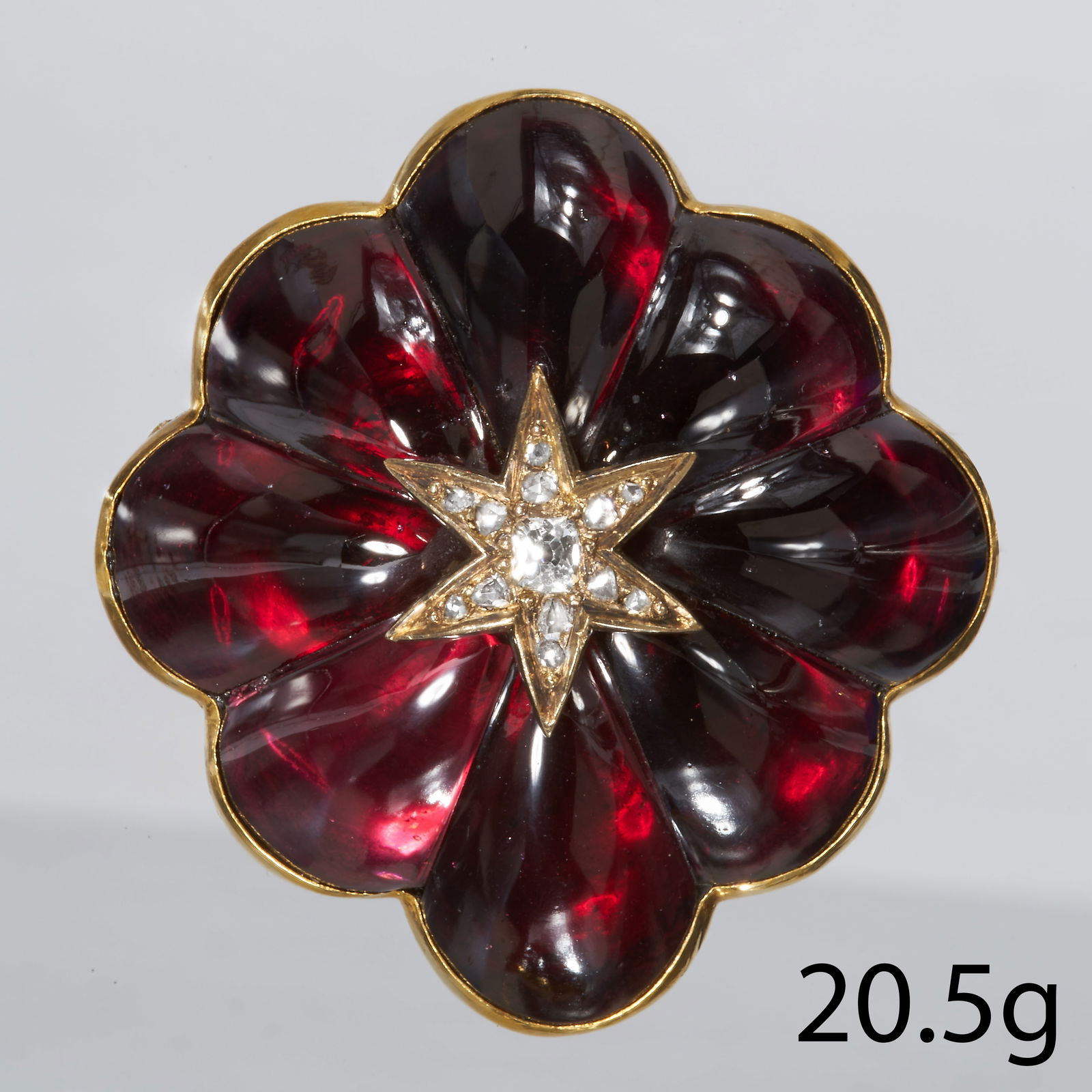 UNUSUAL AND ELEGANT ENAMEL AND DIAMOND RING (1 of 1)