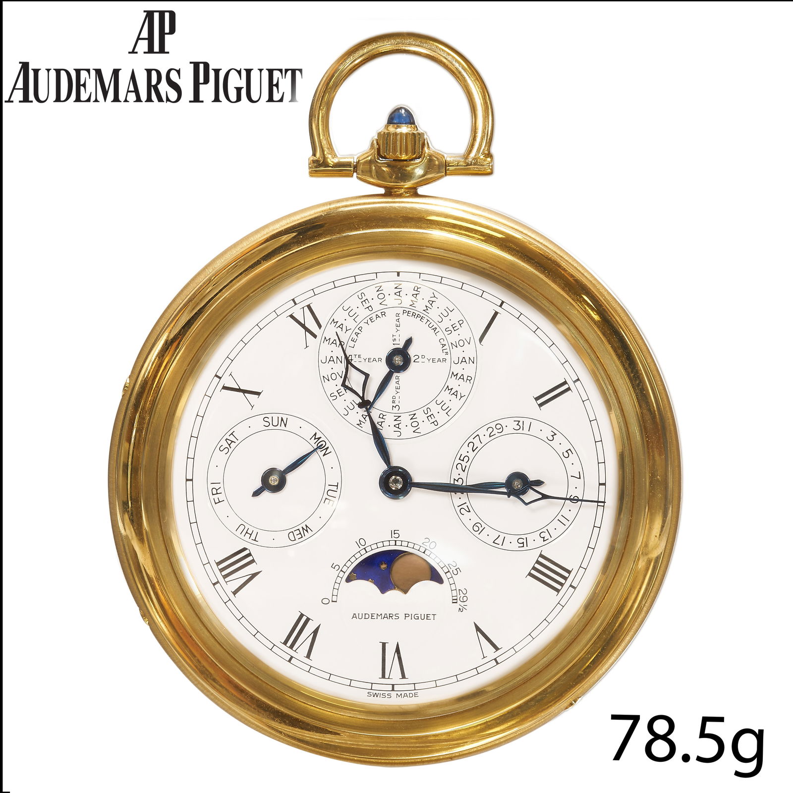AUDEMARS PIGUET, VERY FINE QUANTIME PERPETUAL No 45 . POCKET WATCH (1 of 2)