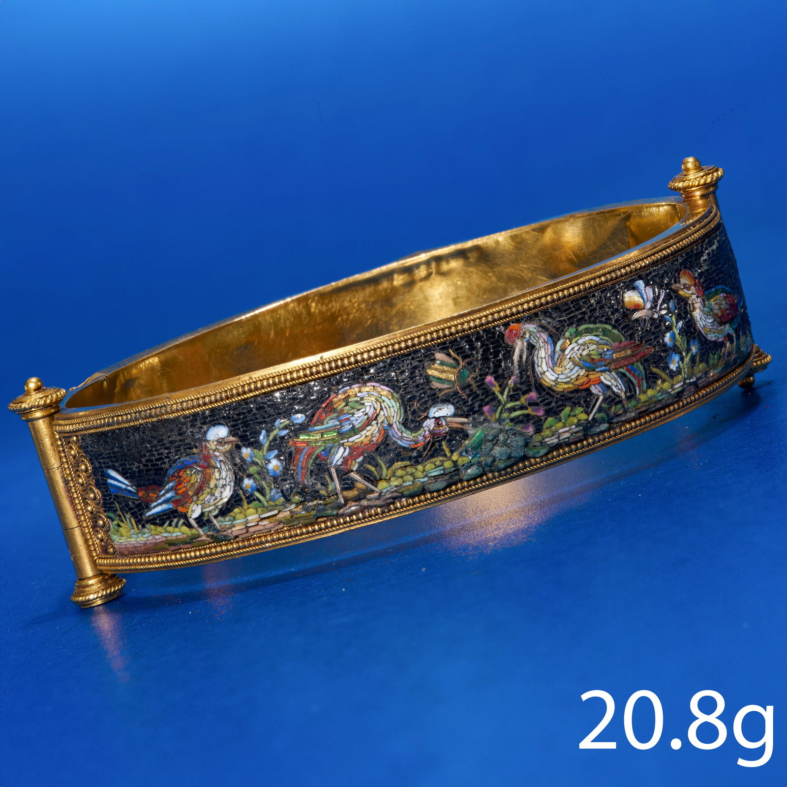 ANTIQUE MICRO MOSAIC BANGLE (1 of 1)