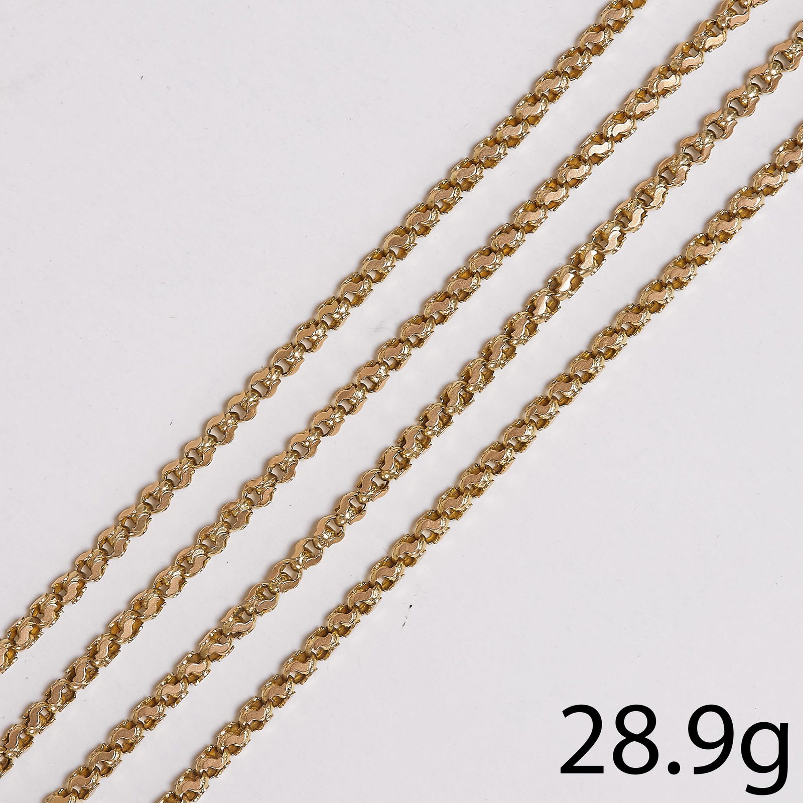 ANTIQUE GOLD LONG GUARD CHAIN (1 of 1)