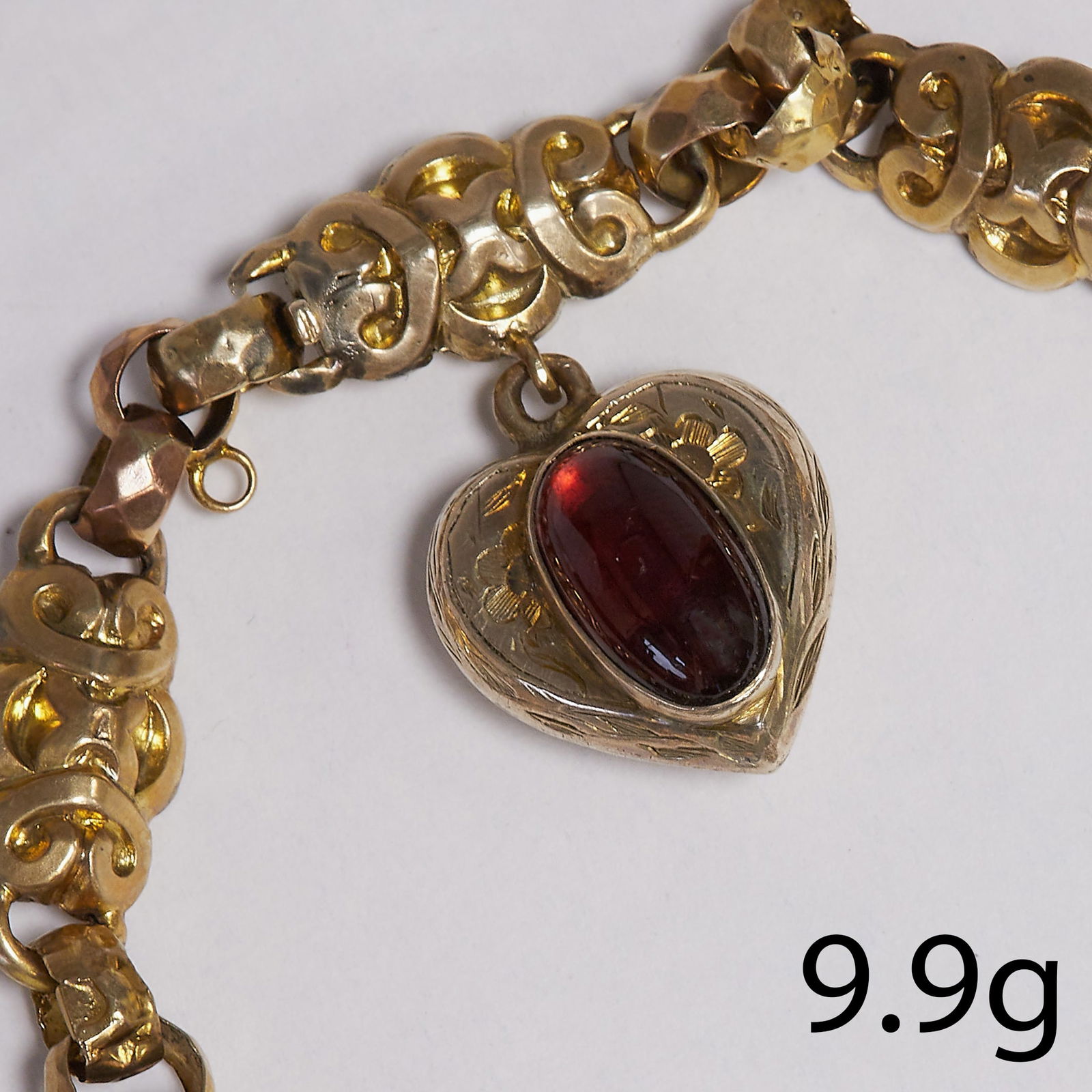 ANTIQUE GOLD GARNET BRACELET (1 of 1)