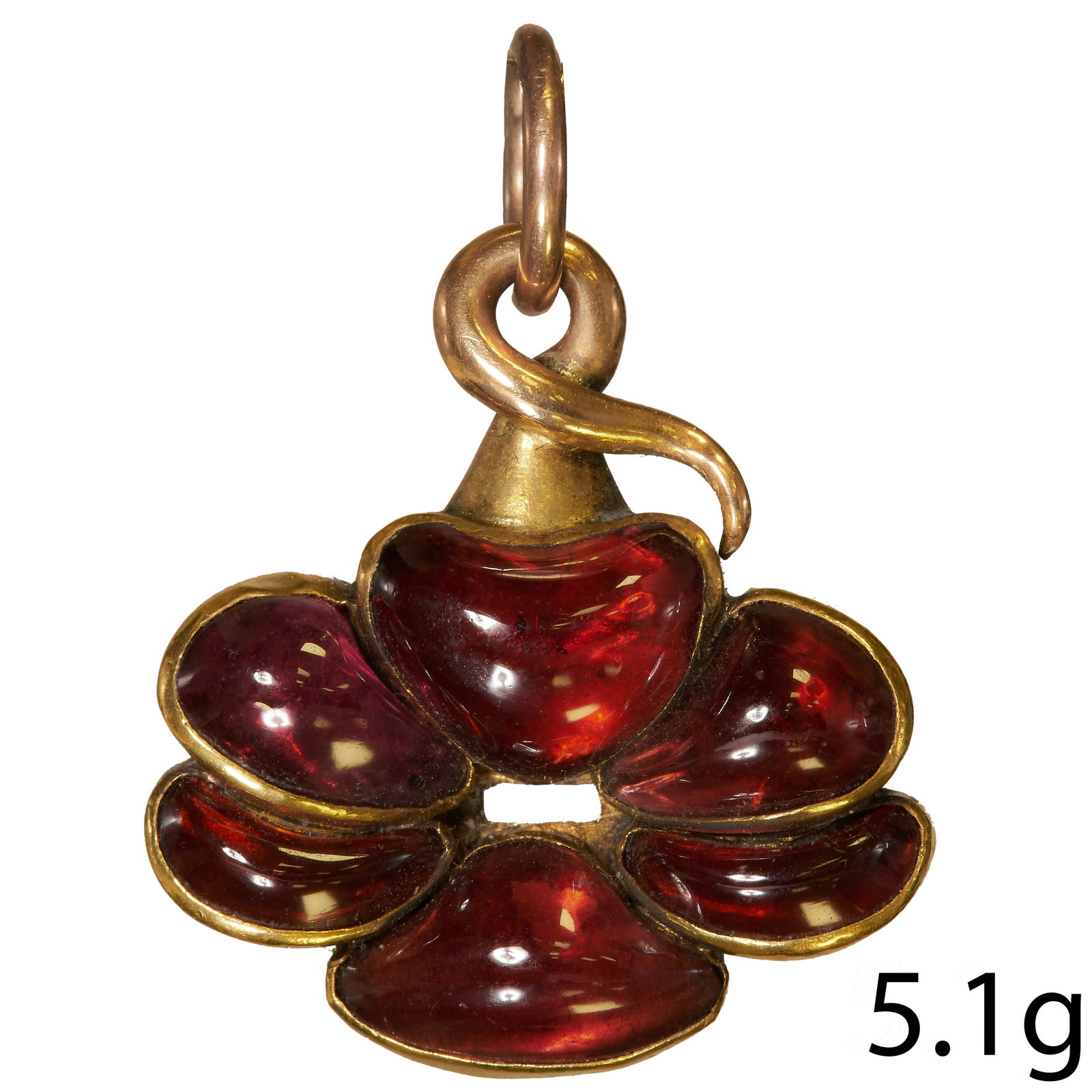 VICTORIAN GARNET PENDANT (1 of 1)
