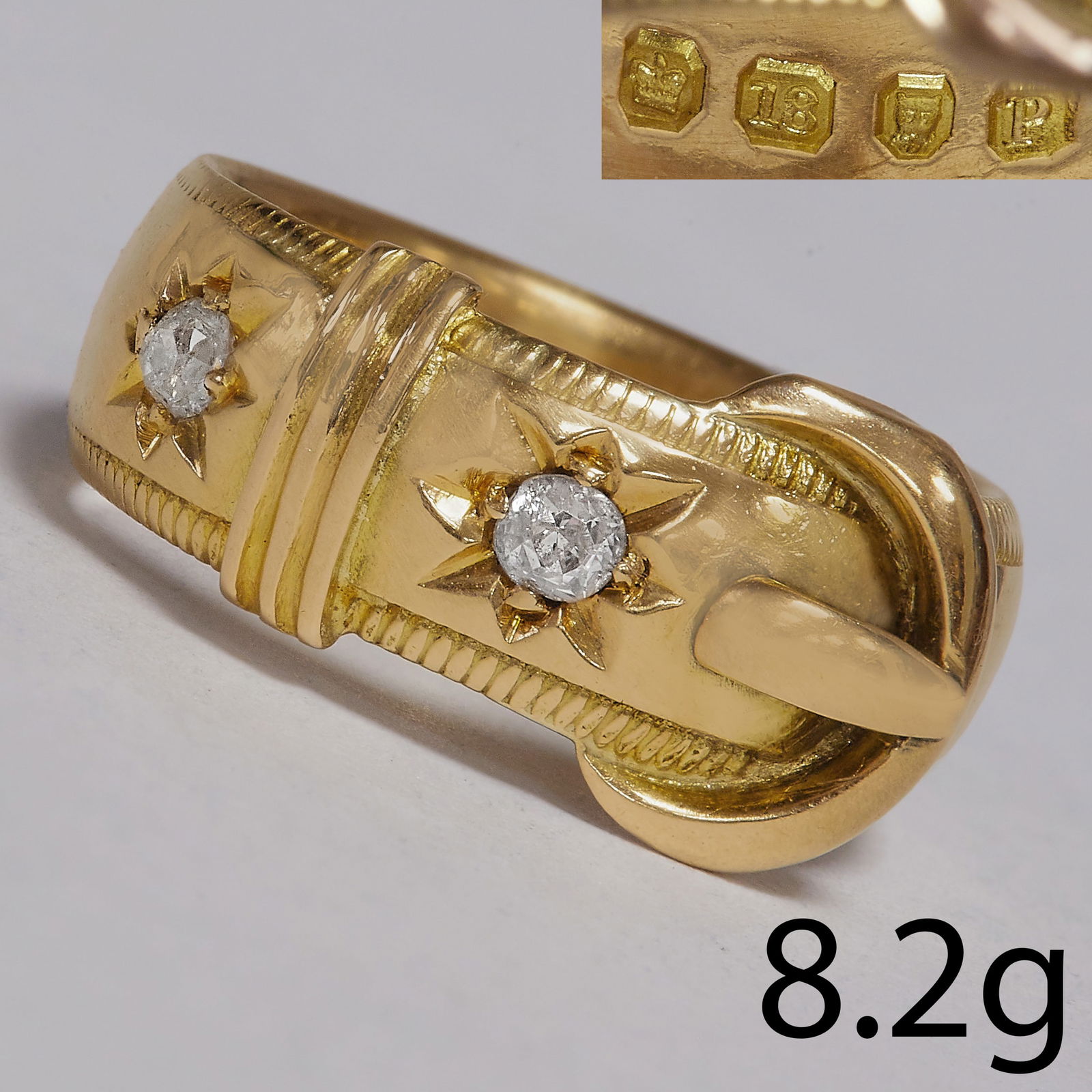 DIAMOND BUCKLE RING (1 of 1)