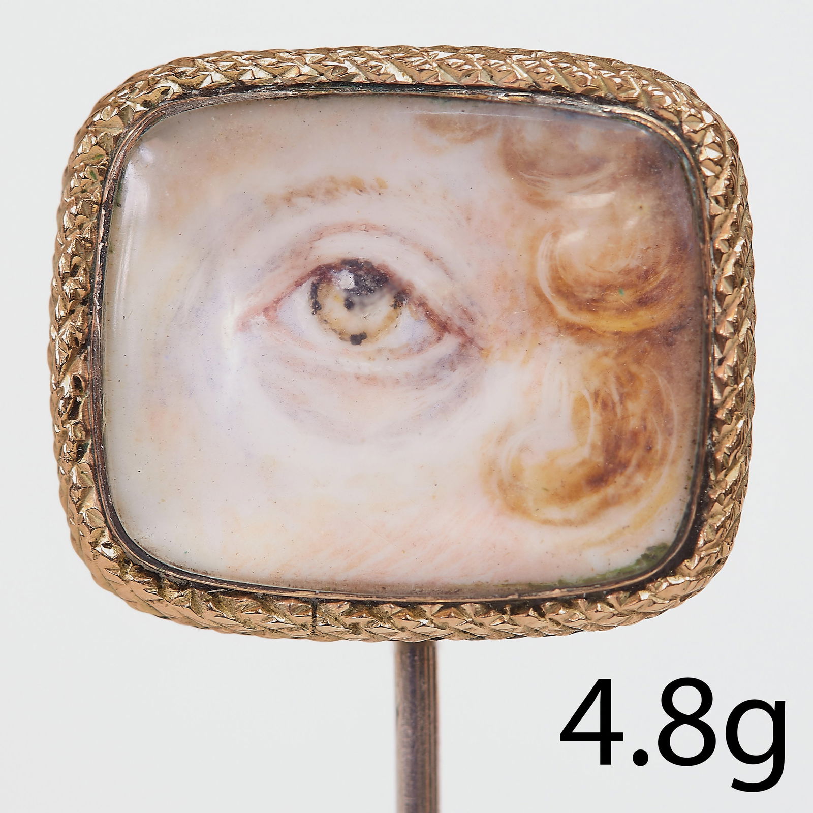 GEORGIAN LOVERS EYE STICK PIN (1 of 1)