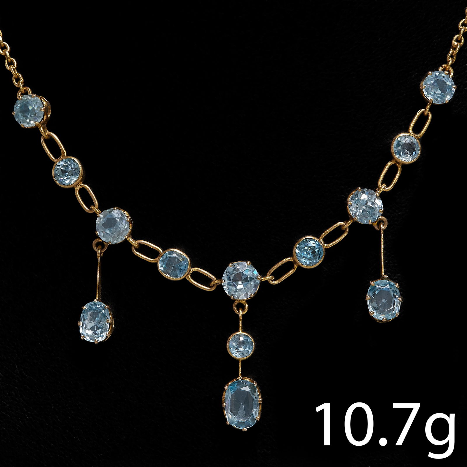 BLUE ZIRCON NECKLACE (1 of 1)