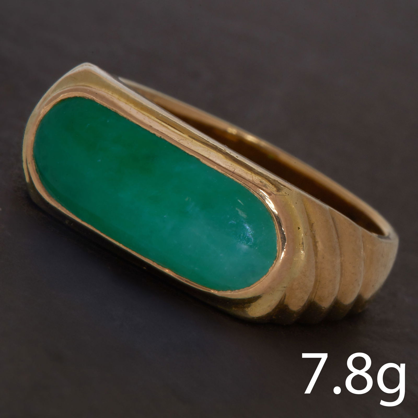 JADE SADDLE RING (1 of 1)