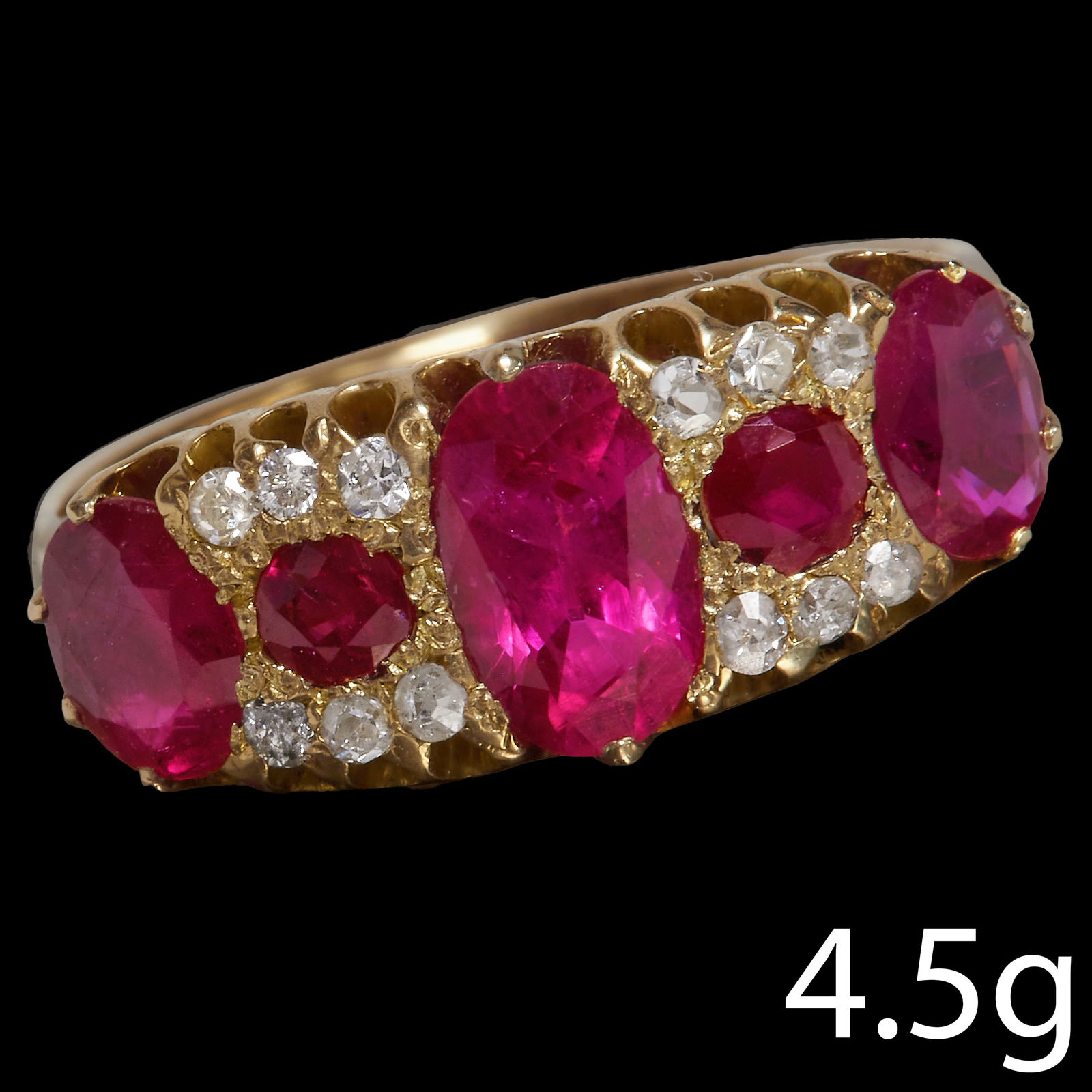 RUBY AND DIAMOND RING (1 of 1)