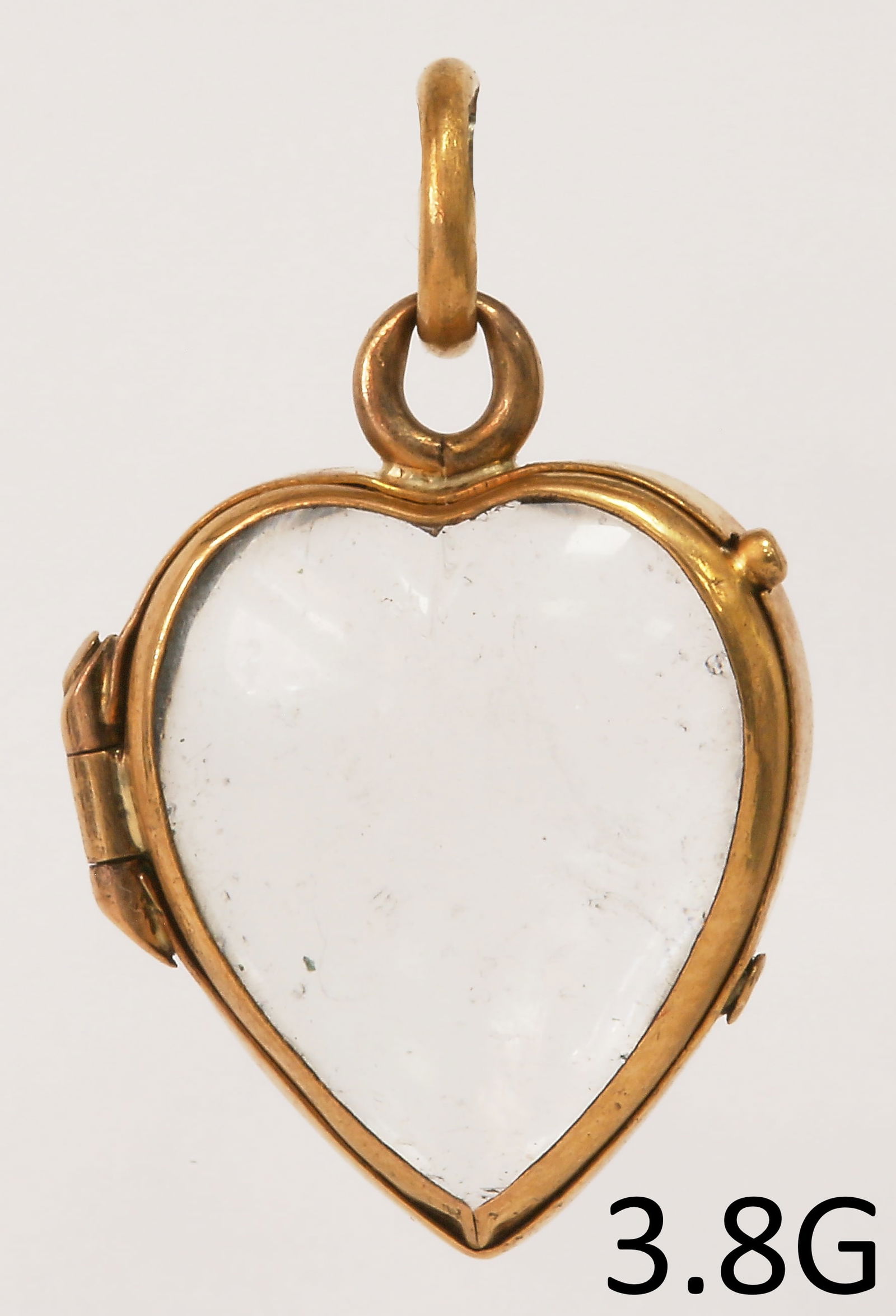 ANTIQUE HEART SHAPED LOCKET PENDANT (1 of 1)